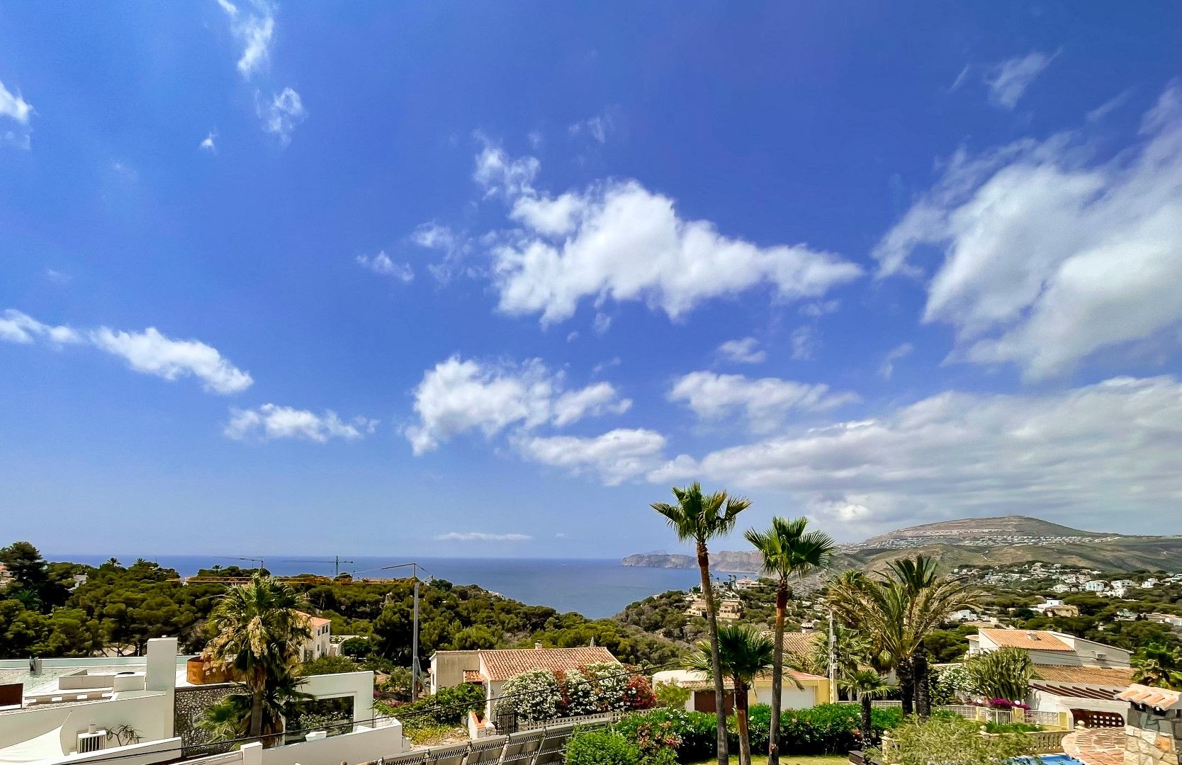 Javea New Build Villa with Terraces, Garden, and Sea Views