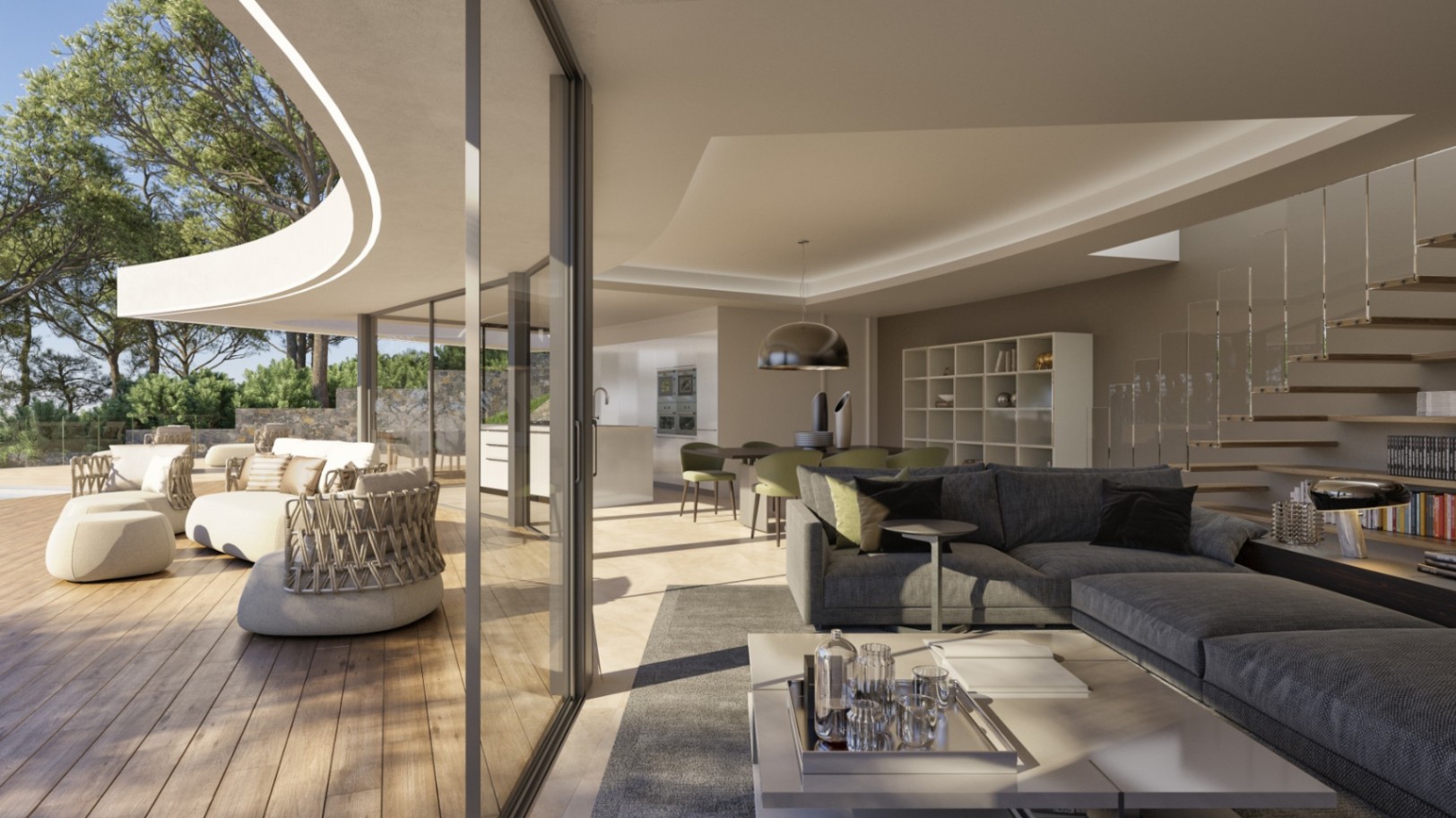 Luxury  Villa in Javea with Terraces and Garden