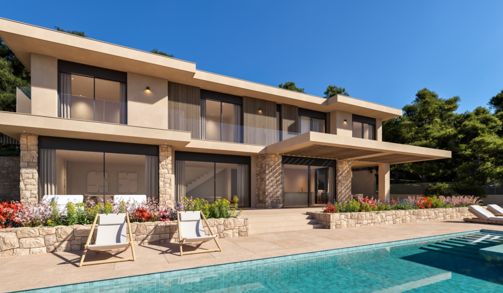 Contemporary Mediterranean Villa in Javea with Private Swimming Pool