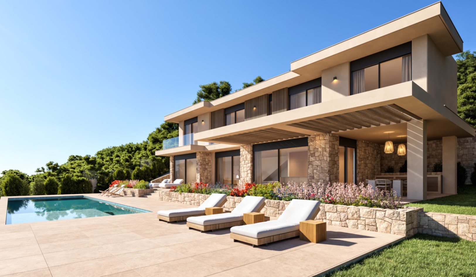 Contemporary Mediterranean Villa in Javea with Private Swimming Pool