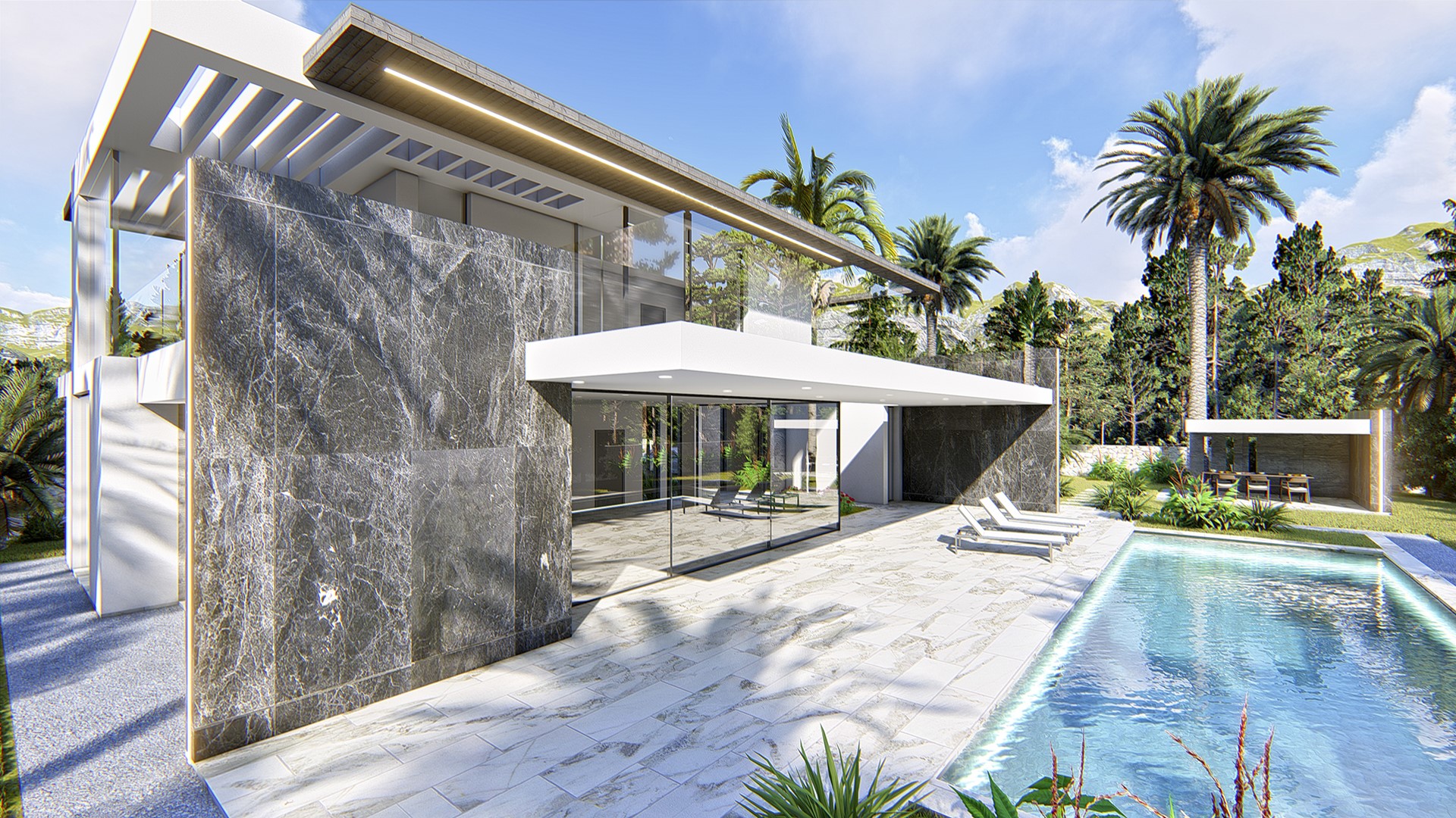 12579DA - Luxe villa in Javea met privézwembad en tuin