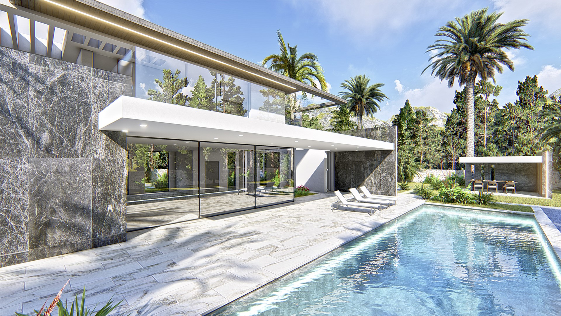 12579DA - Luxe villa in Javea met privézwembad en tuin