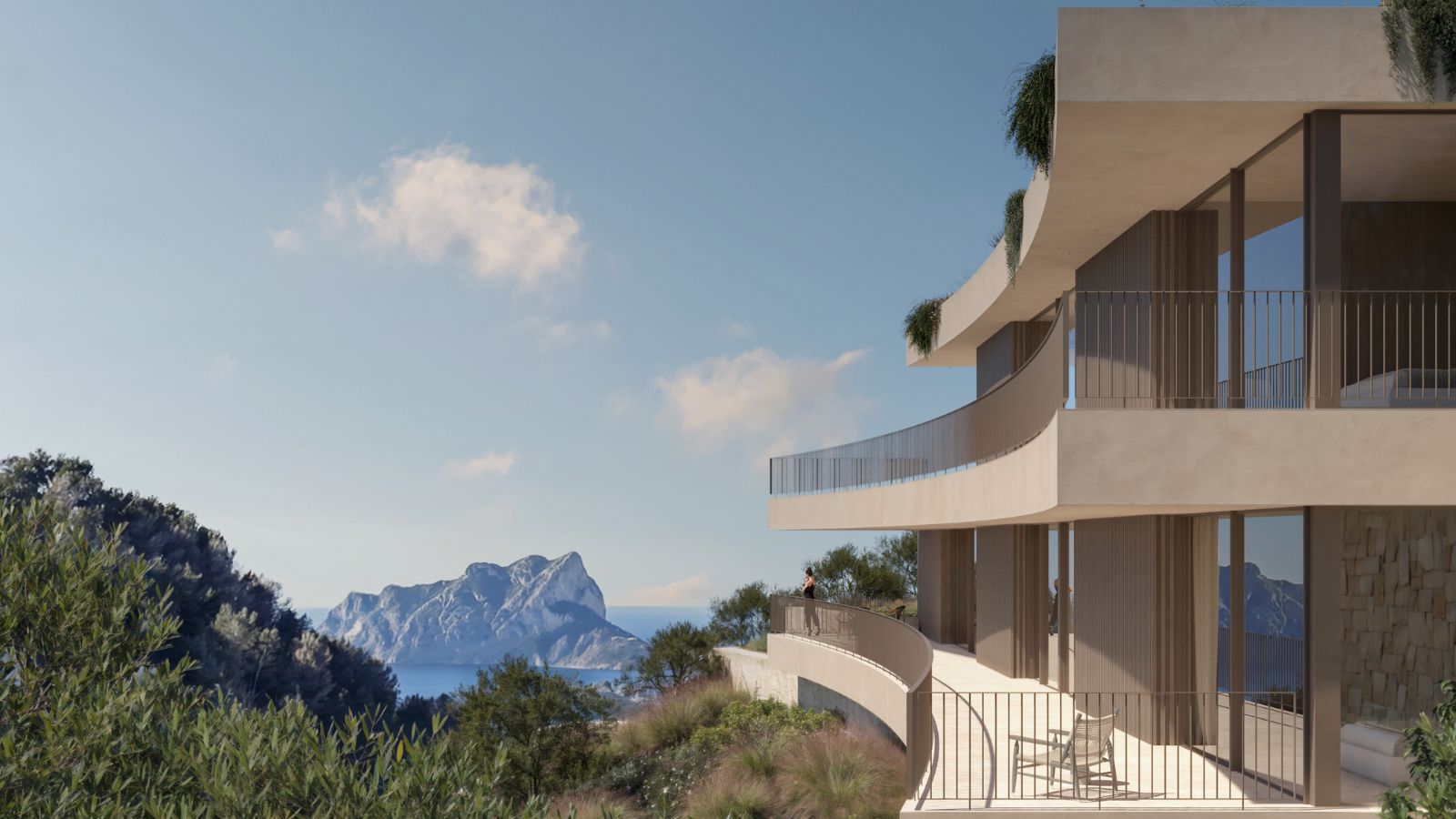 Luxury villa in Moraira with sea view – designed for maximum living comfort