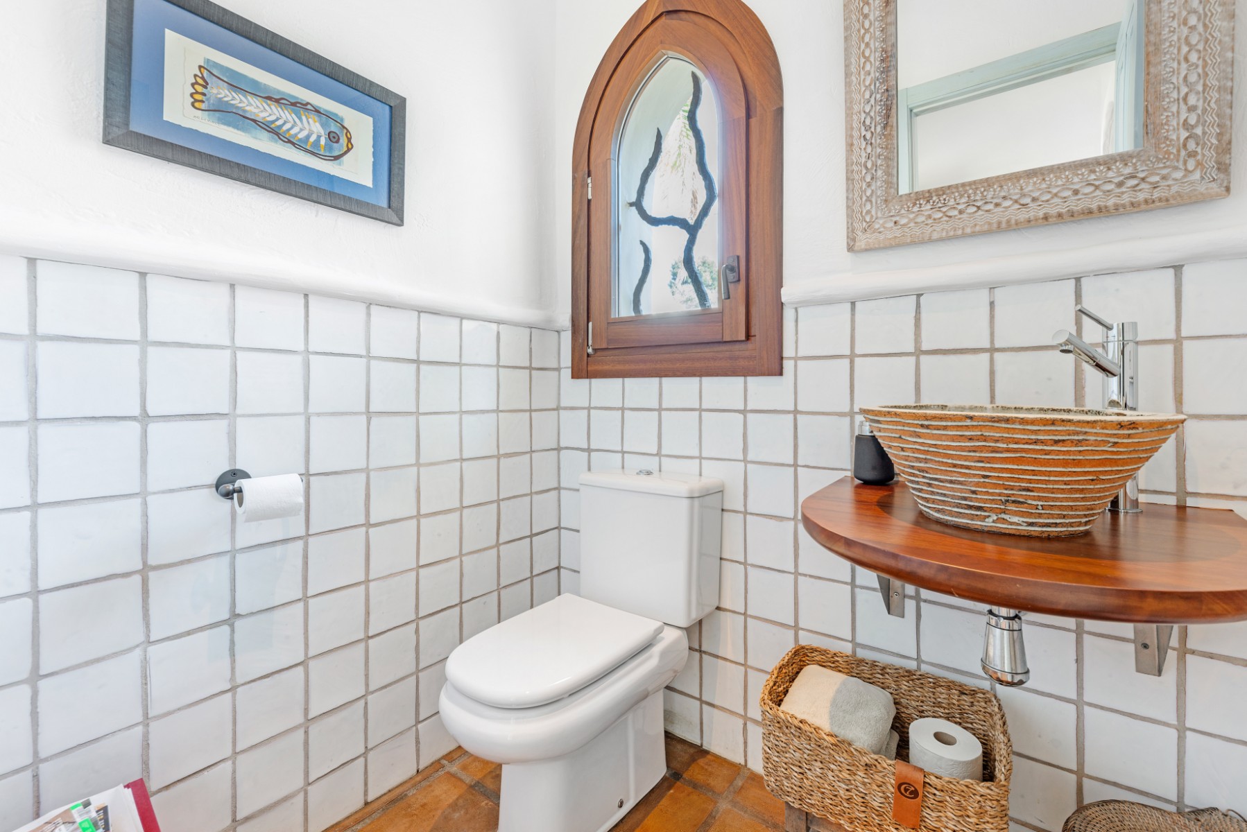 Moraira Property for Sale: Stylish Ibizan Villa Close to El Portet Beach
