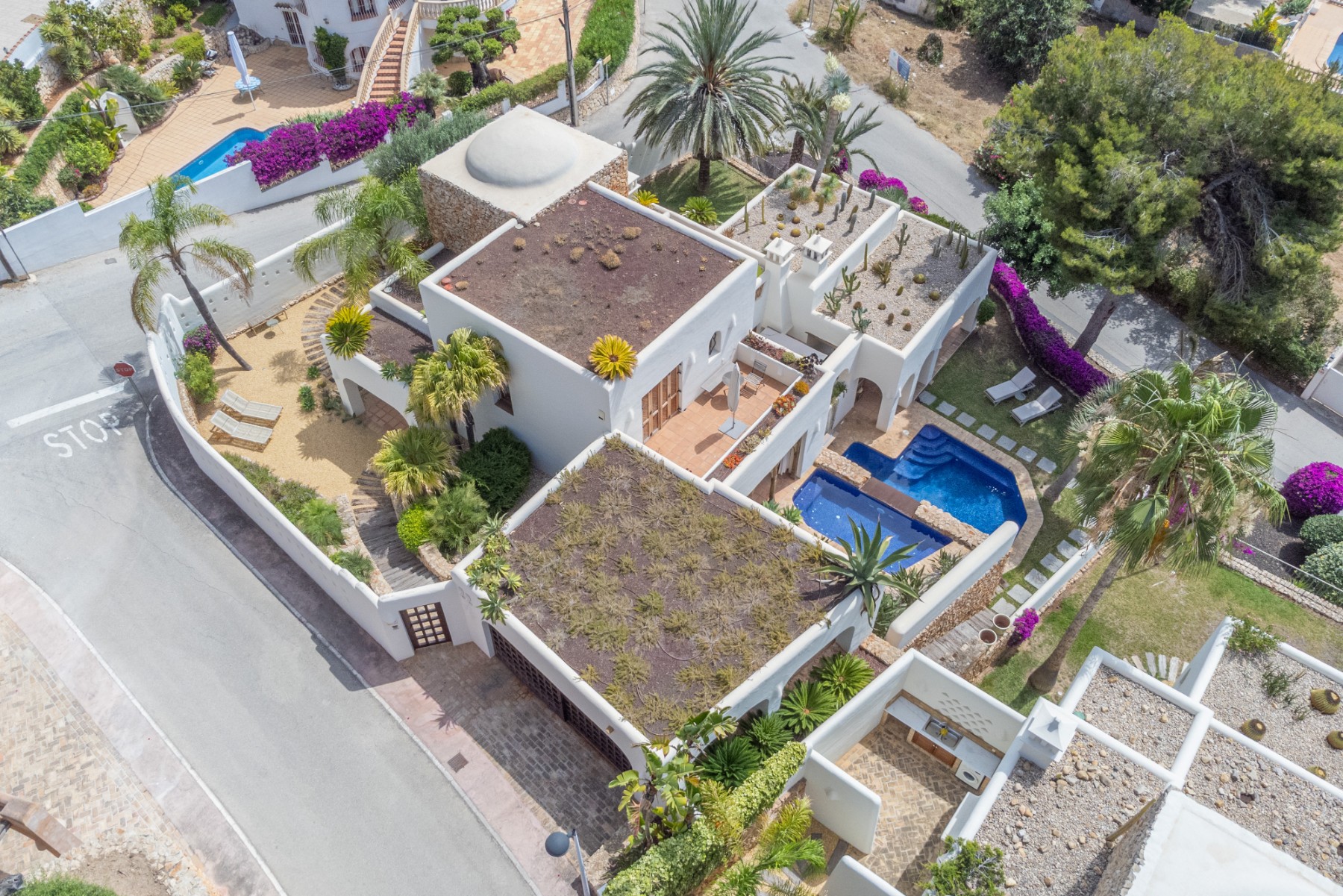 Moraira Property for Sale: Stylish Ibizan Villa Close to El Portet Beach