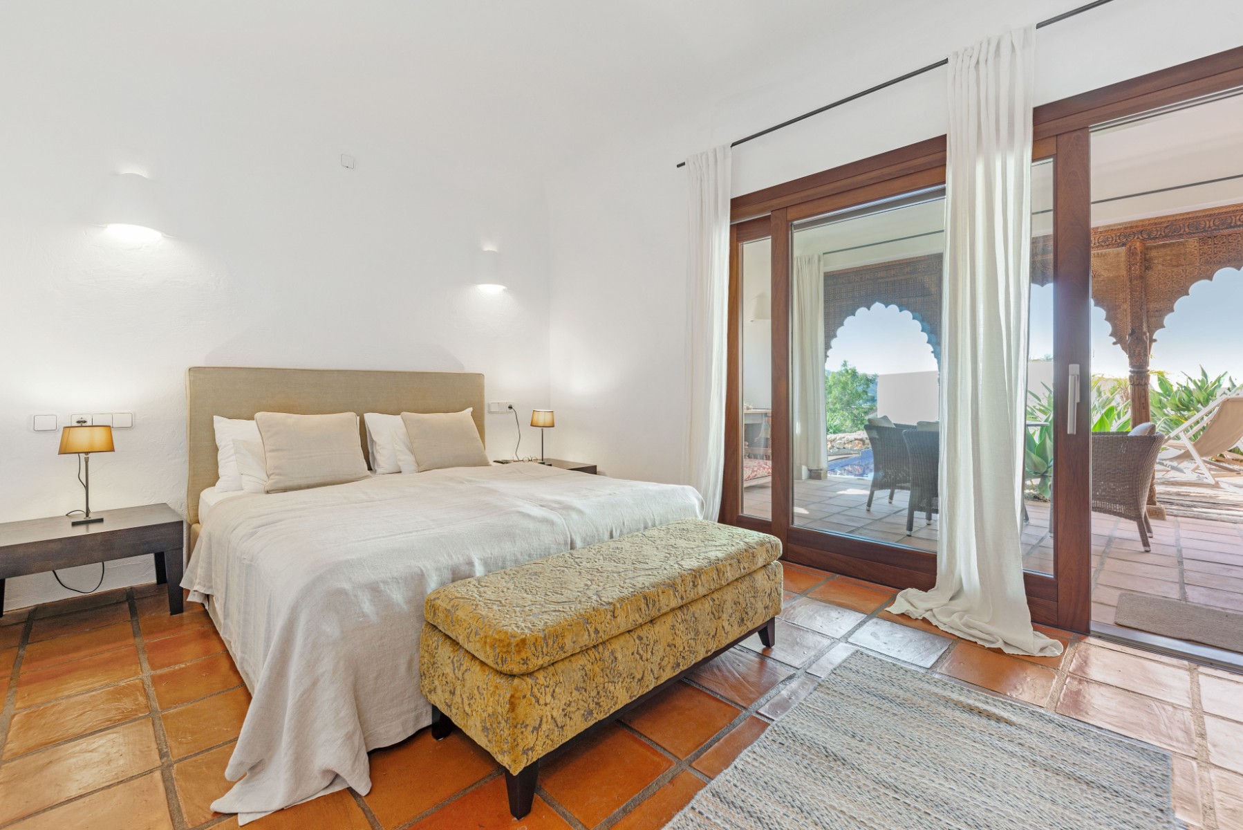 Moraira Property for Sale: Stylish Ibizan Villa Close to El Portet Beach