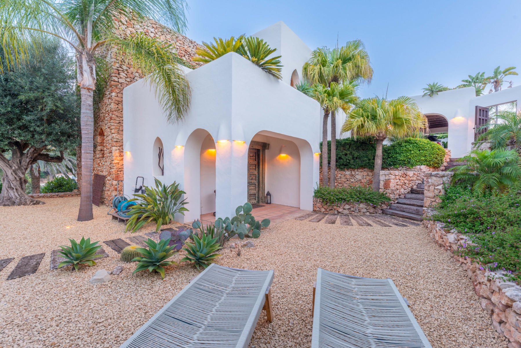 Moraira Property for Sale: Stylish Ibizan Villa Close to El Portet Beach