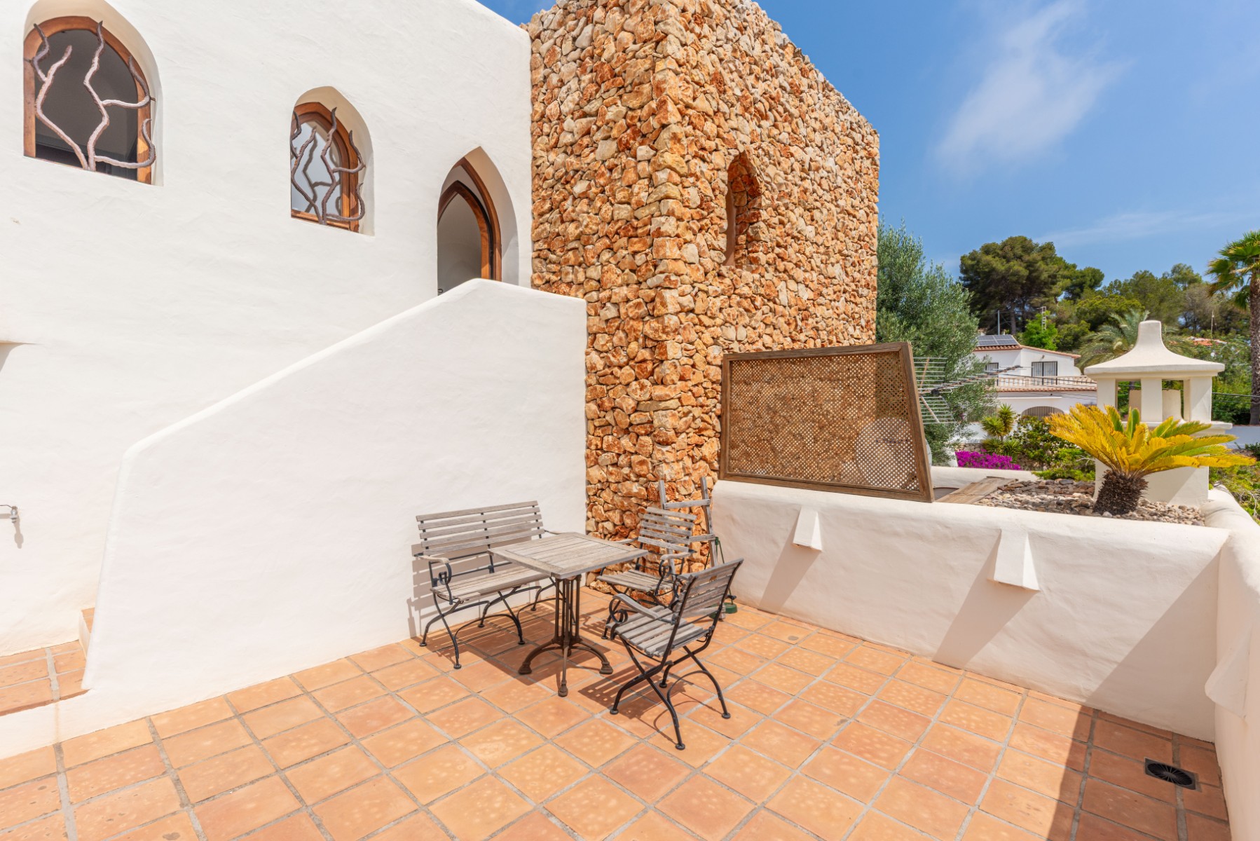 Moraira Property for Sale: Stylish Ibizan Villa Close to El Portet Beach