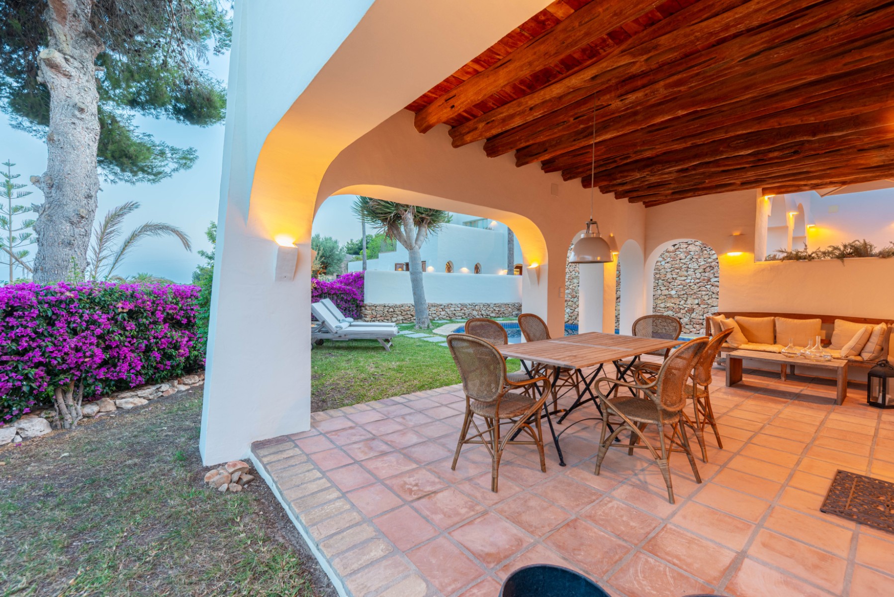 Moraira Property for Sale: Stylish Ibizan Villa Close to El Portet Beach