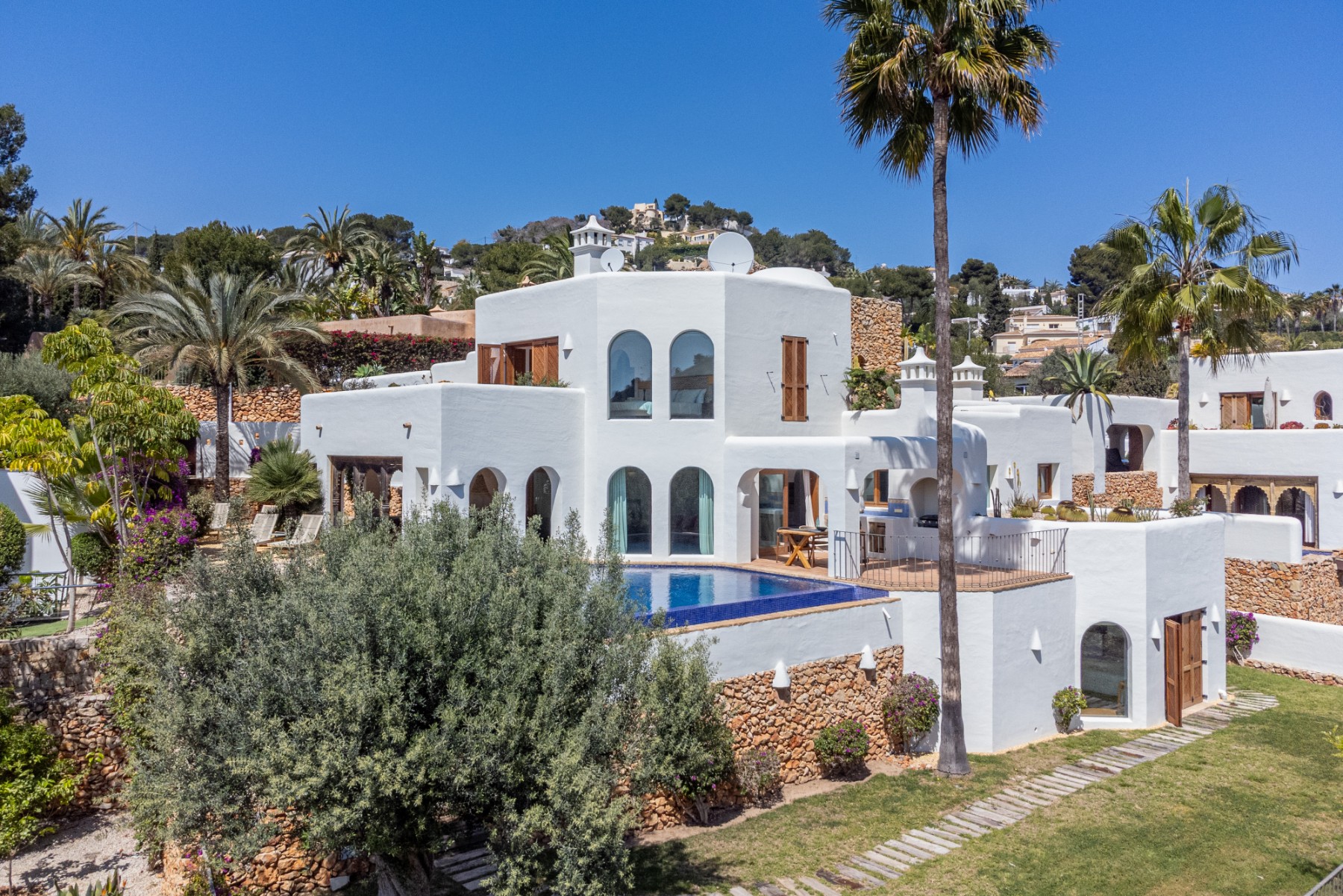 Ibiza-style villa in El Portet, Moraira completely renovated (2024)