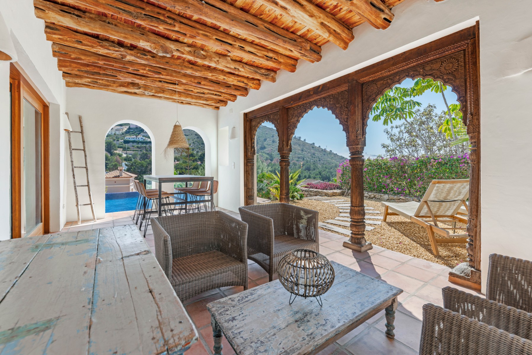 Ibiza-style villa in El Portet, Moraira completely renovated (2024)