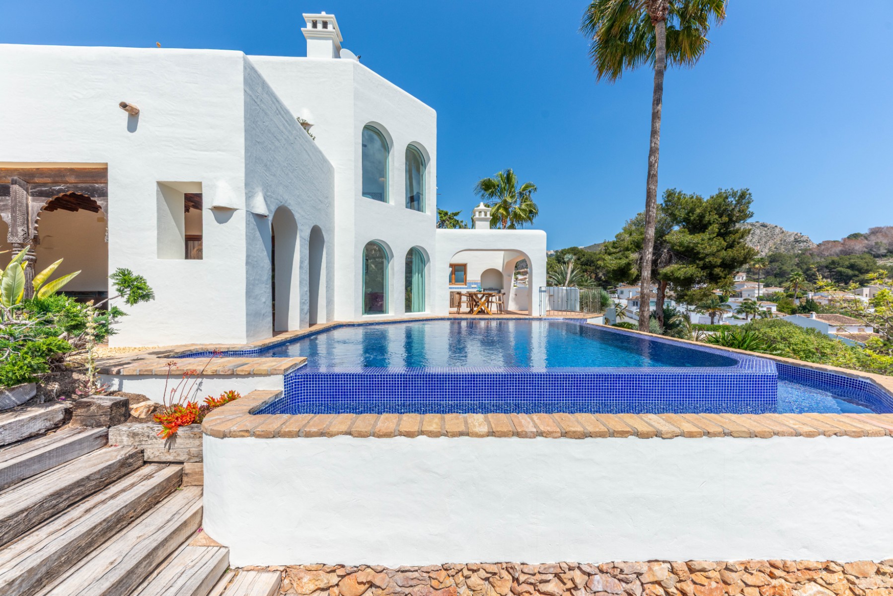 Ibiza-style villa in El Portet, Moraira completely renovated (2024)