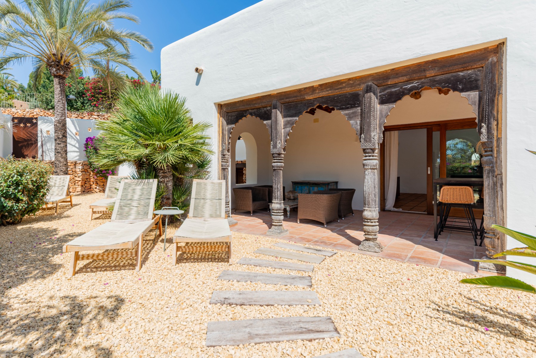 Ibiza-style villa in El Portet, Moraira completely renovated (2024)