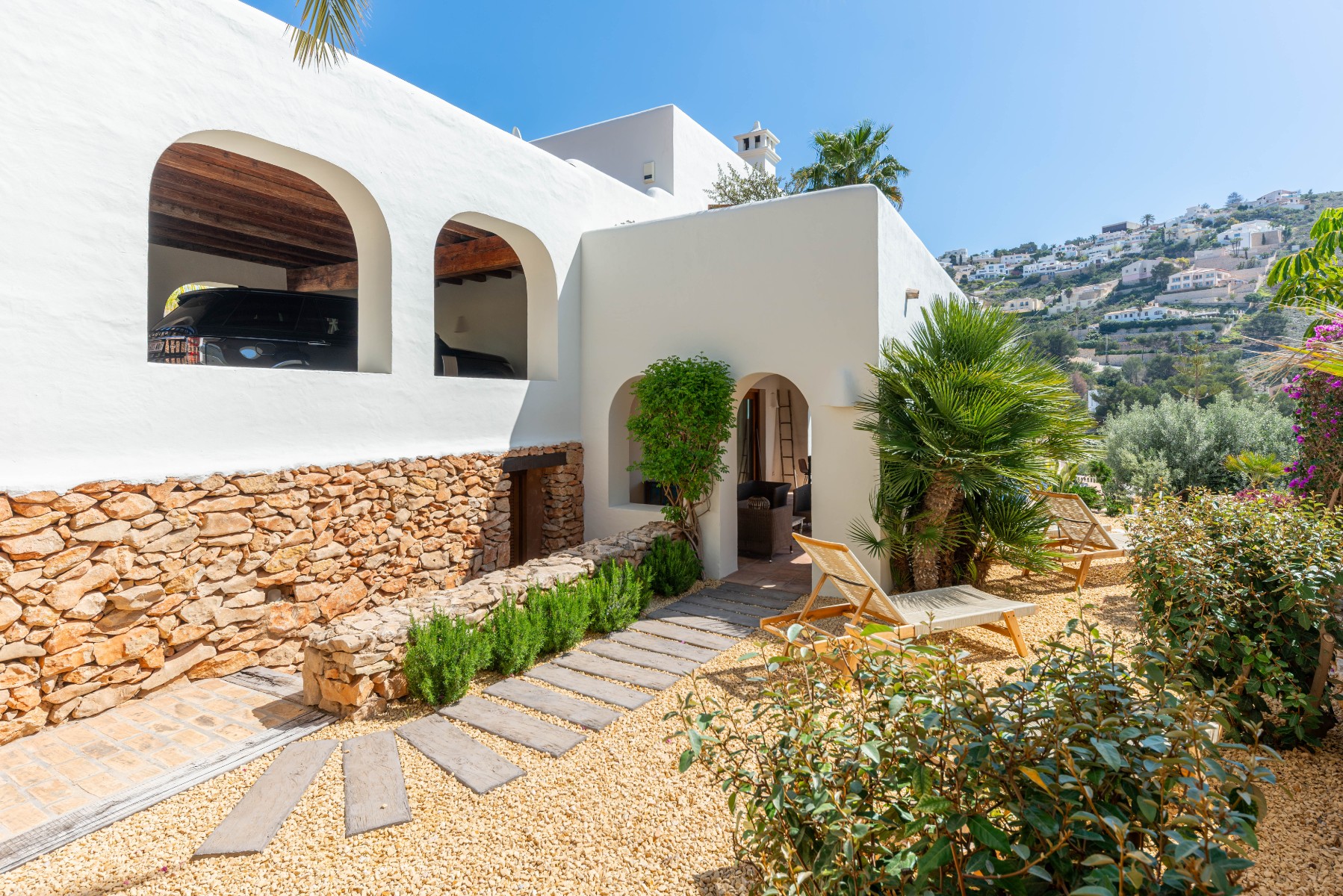 Ibiza-style villa in El Portet, Moraira completely renovated (2024)