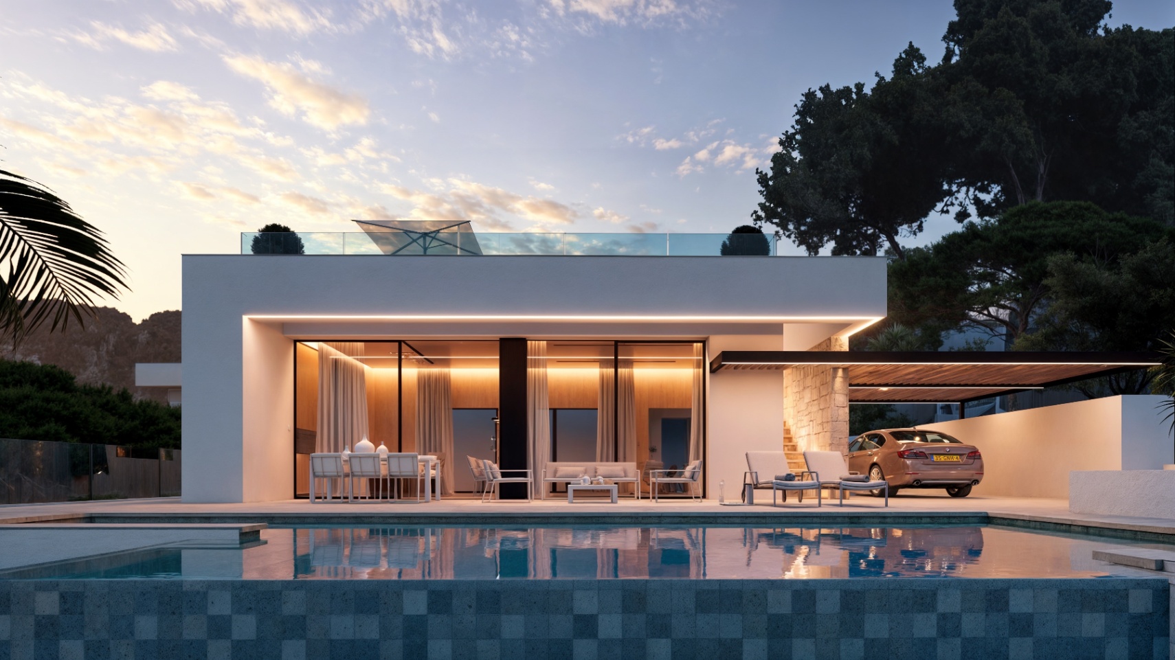 12655NS - Moderne nieuwbouw villa te koop in Moraira