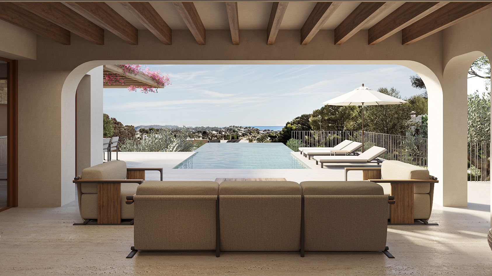 12675DA - Exclusive Ibiza-style villa for sale near La Fustera – Benissa Costa