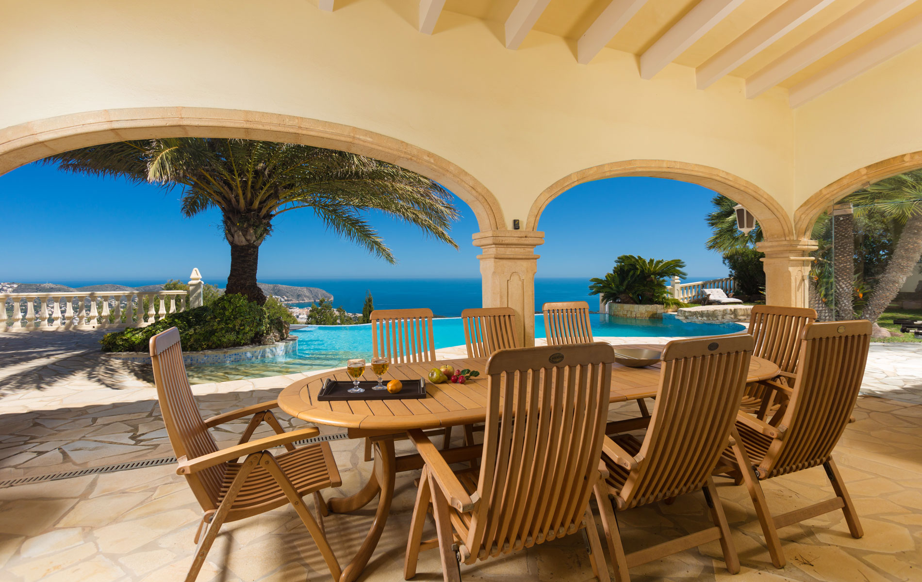 12712NS - Villa in Moraira  Panoramic View over the Bay