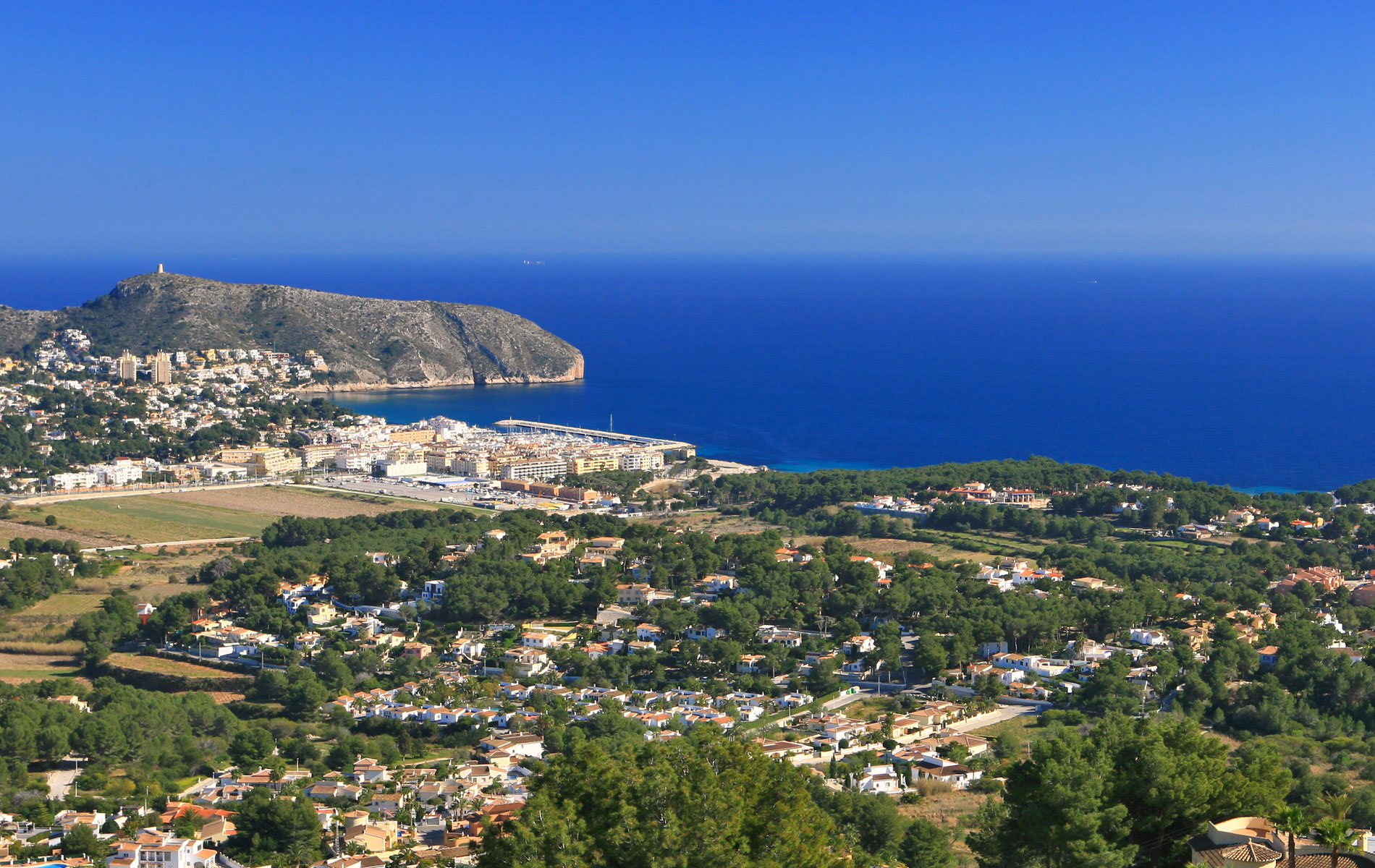 12712NS - Villa in Moraira  Panoramic View over the Bay