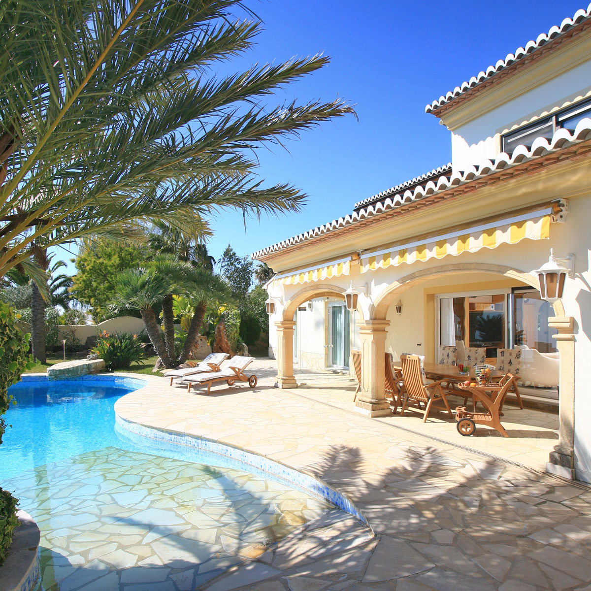 12712NS - Villa in Moraira  Panoramic View over the Bay