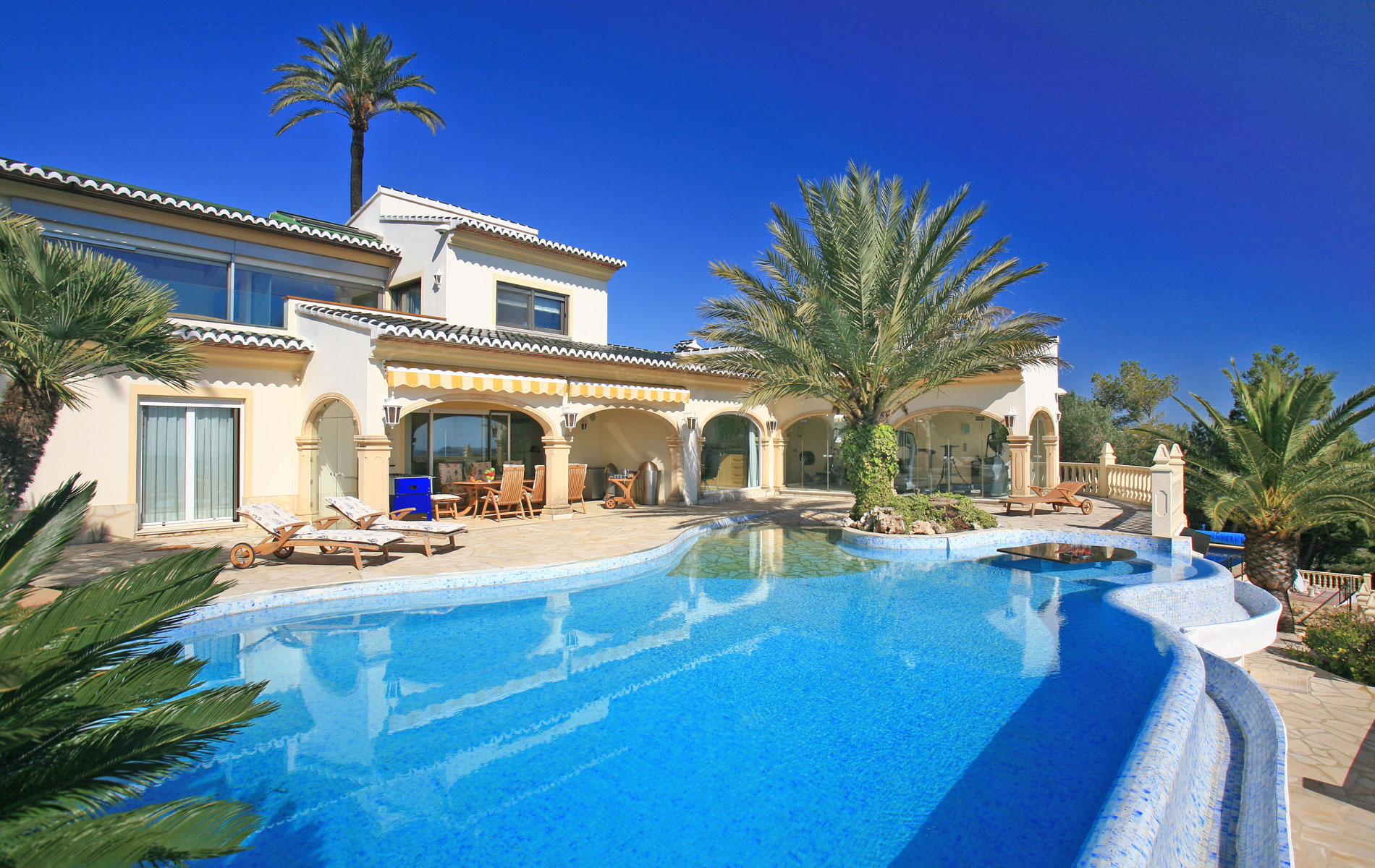 12712NS - Villa in Moraira  Panoramic View over the Bay
