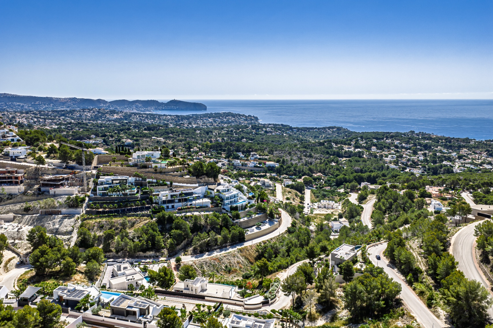 Luxury villa with panoramic sea views in Raco de Galeno, Benissa