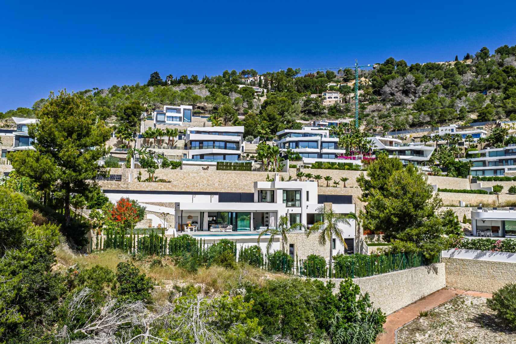 Luxury villa with panoramic sea views in Raco de Galeno, Benissa