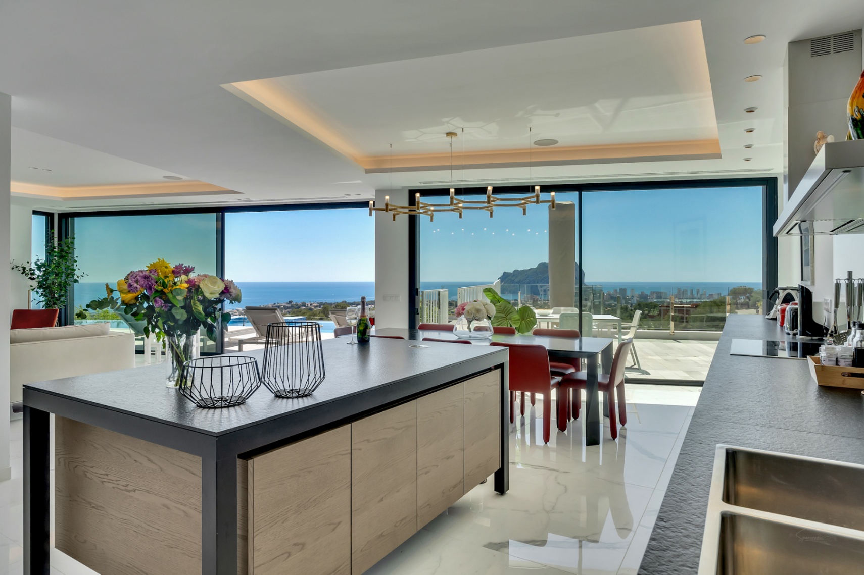 Exclusive villa with panoramic sea views in Raco de Galeno, Benissa