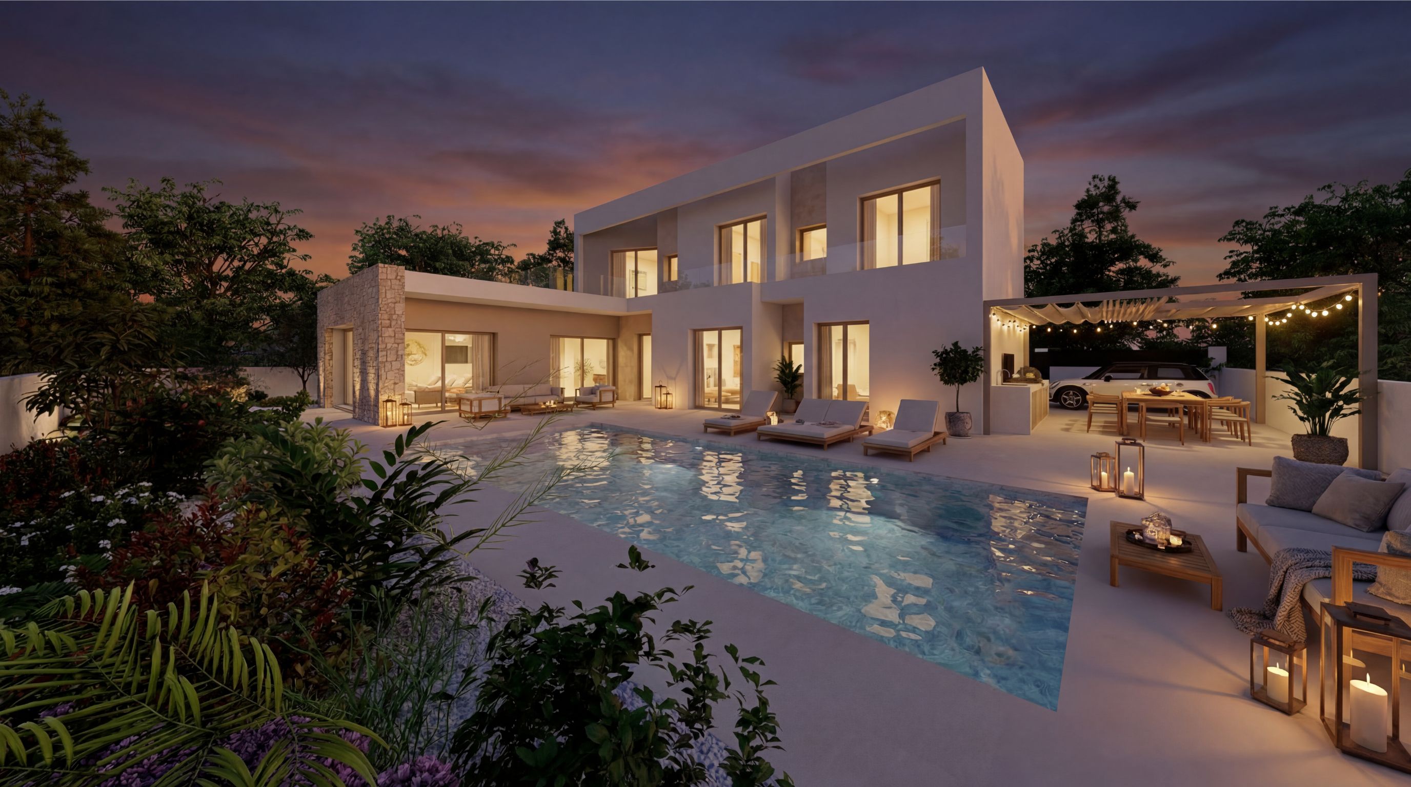 Exclusive new-build villa with panoramic views of the Peñón de Ifach in Enchinent, Calpe