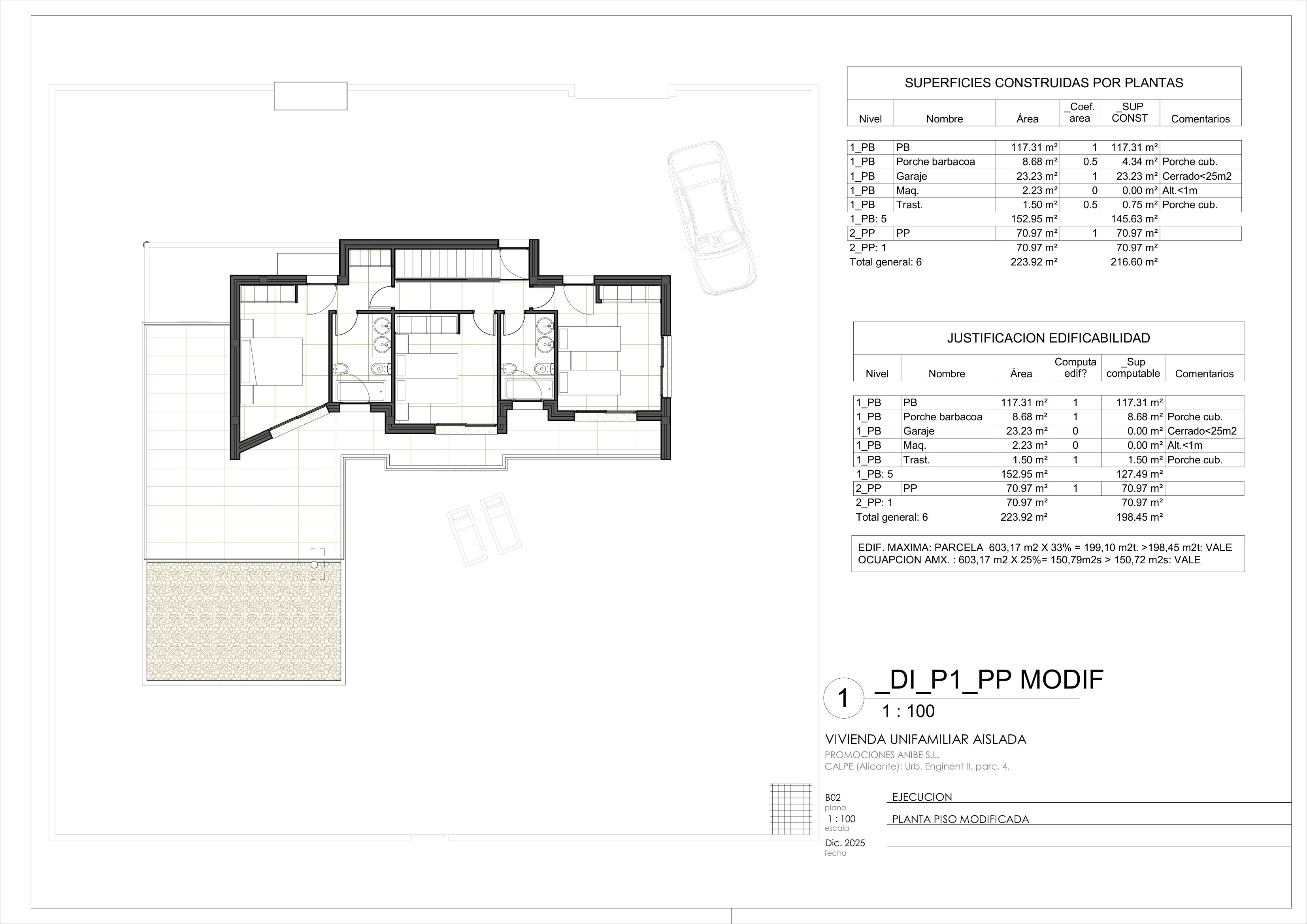 Exclusive new-build villa with panoramic views of the Peñón de Ifach in Enchinent, Calpe