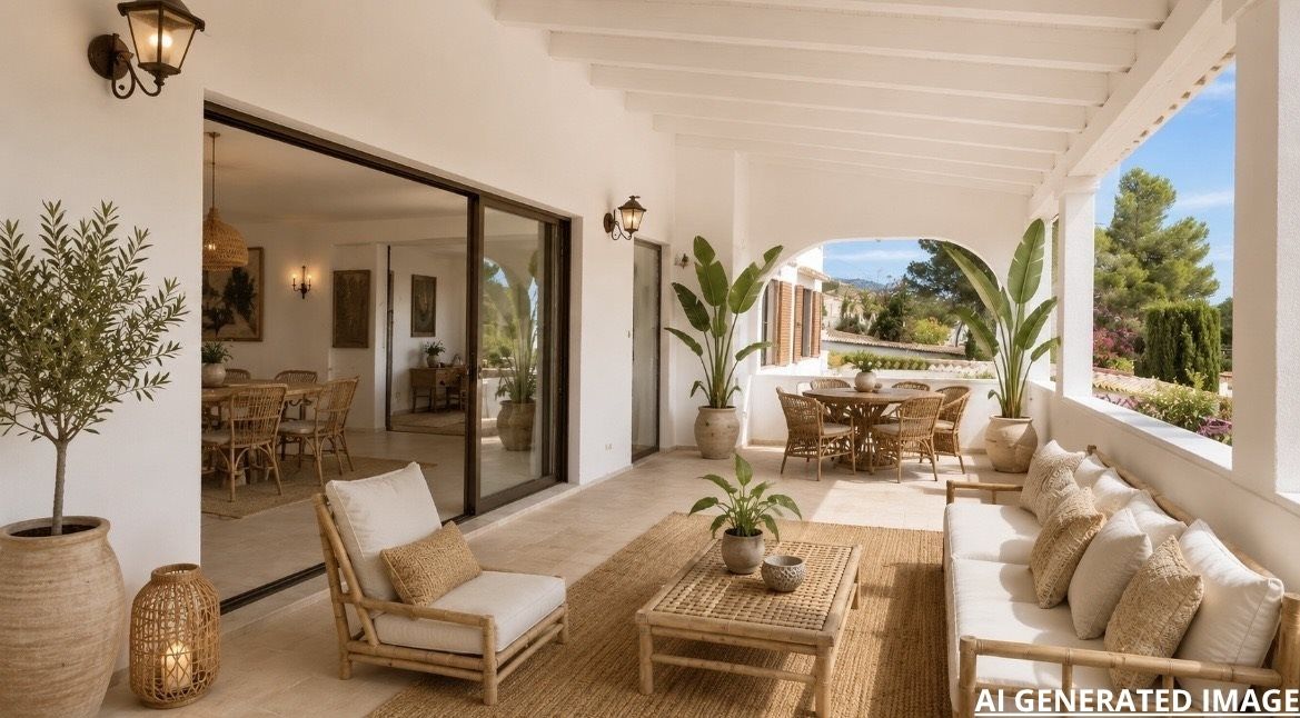 Authentic Mediterranean villa with ample opportunities in a prime location in Benissa Costa.