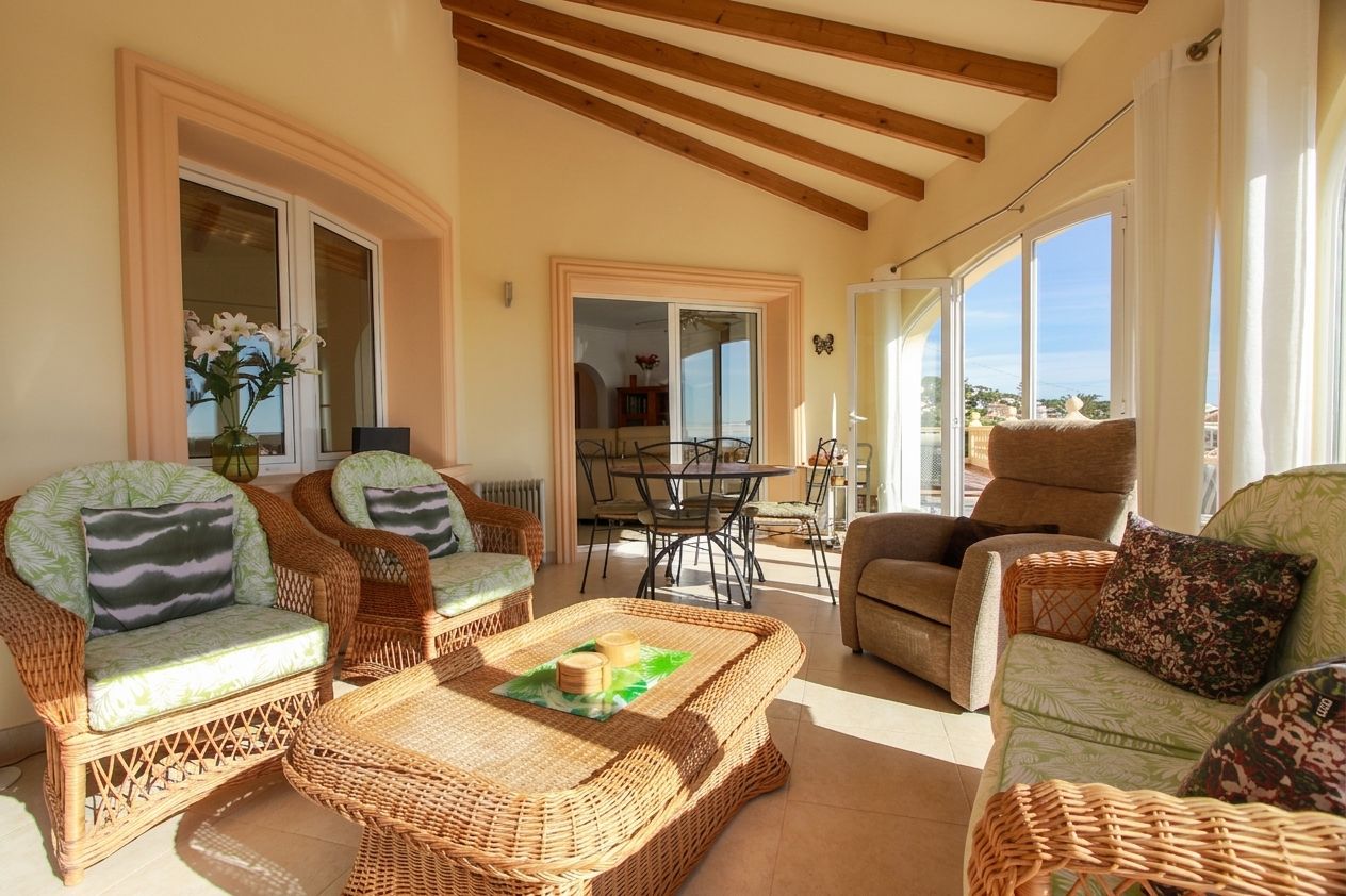 12728NS - Villa with panoramic sea views and one of the most beautiful views of Calpe.