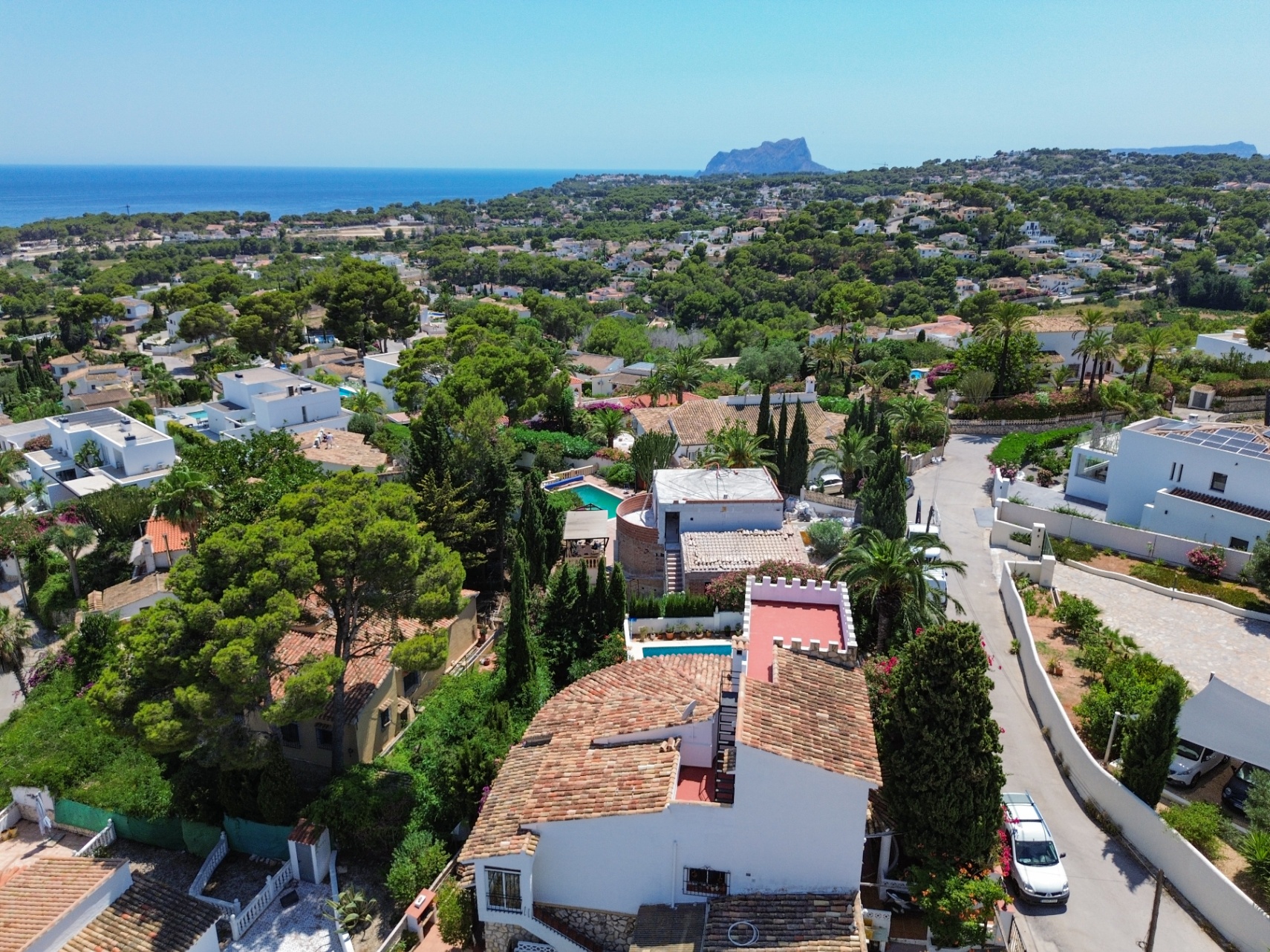 12725DR - Villa with Sea Views and Views of the Peñón de Ifach in Moraira