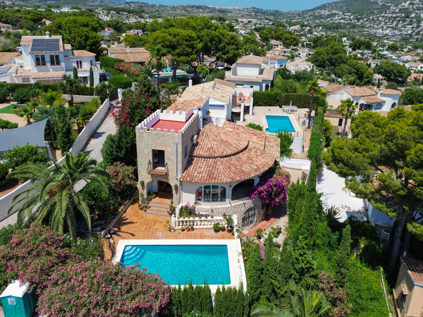 12725DR - Villa with Sea Views and Views of the Peñón de Ifach in Moraira