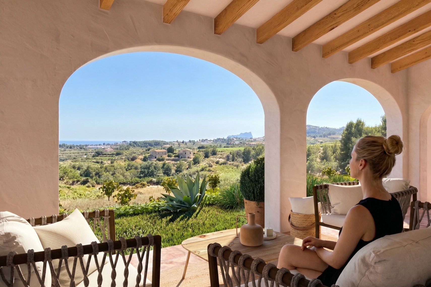 12729DA - Exclusive new build finca, surrounded by nature, with sea views and privacy in Moraira