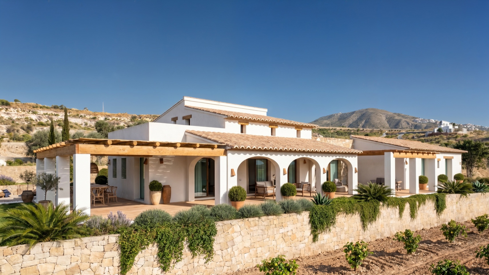 12729DA - Exclusive new build finca, surrounded by nature, with sea views and privacy in Moraira