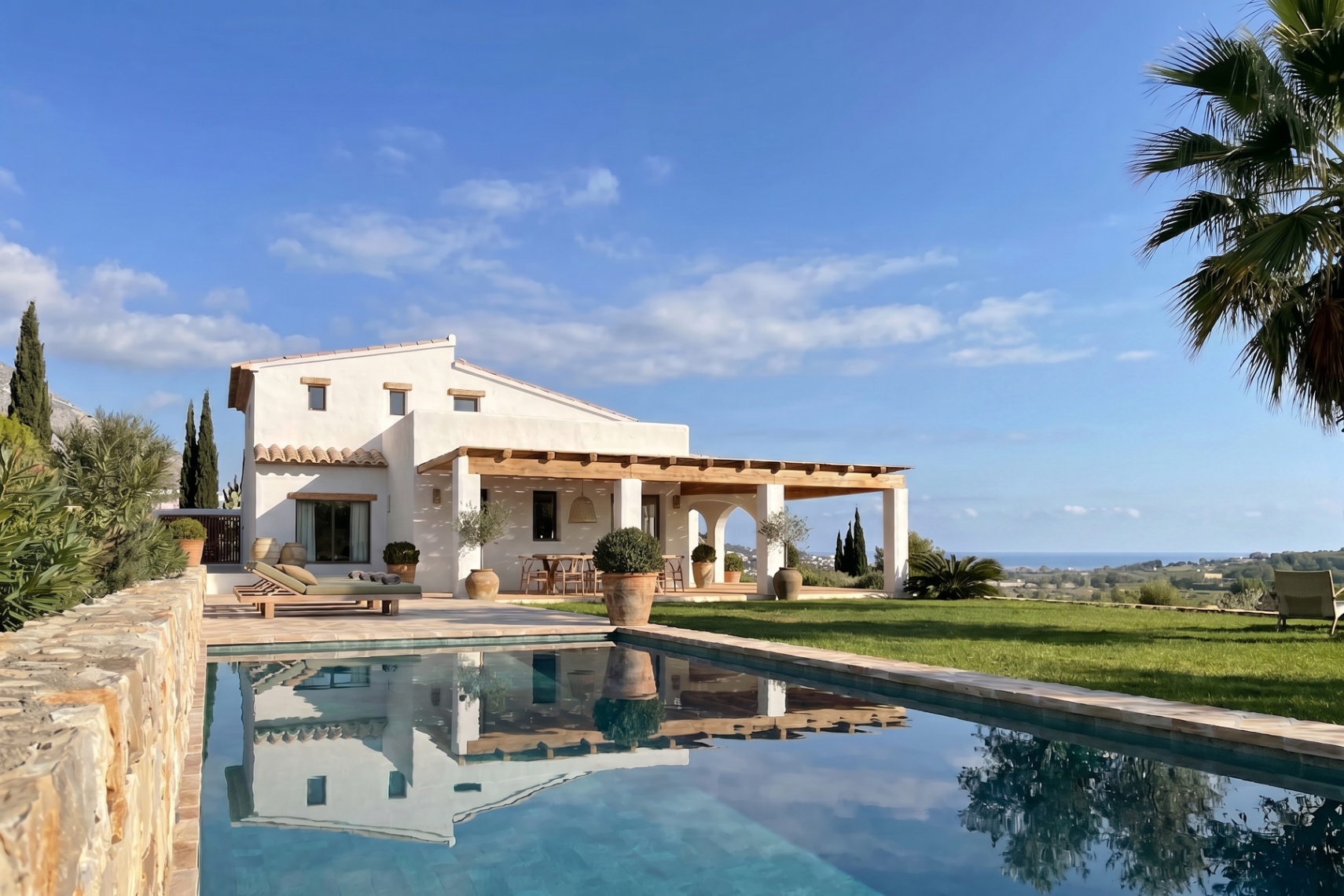 12729DA - Exclusive new build finca, surrounded by nature, with sea views and privacy in Moraira