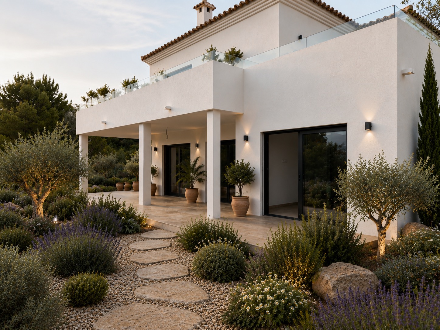 12730DR - Villa neuve avec vue dégagée sur la vallée à Pedreguer