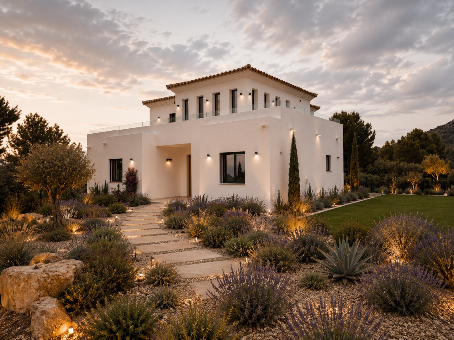 12730DR - Villa neuve avec vue dégagée sur la vallée à Pedreguer