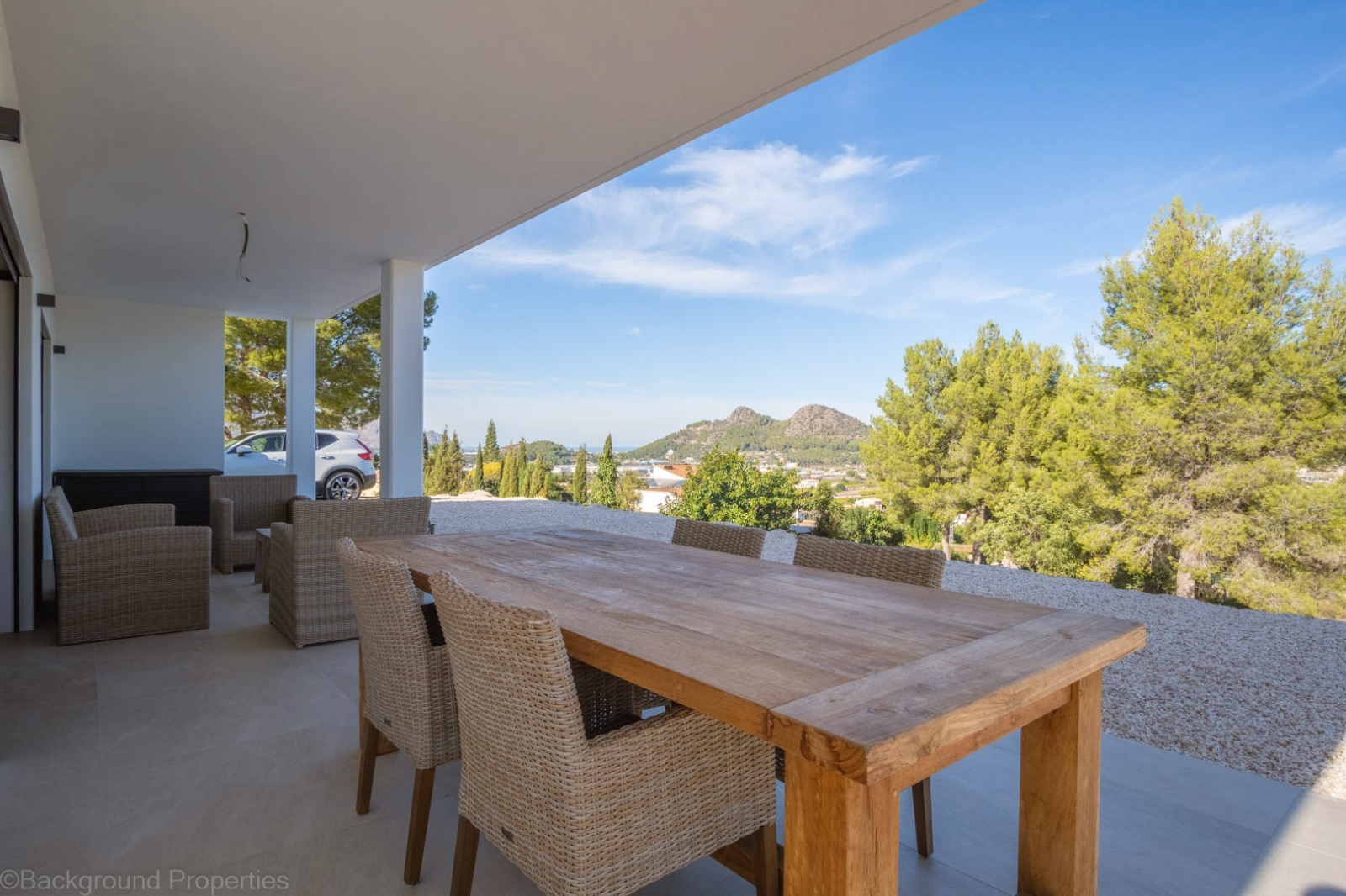 12730DR - Villa neuve avec vue dégagée sur la vallée à Pedreguer