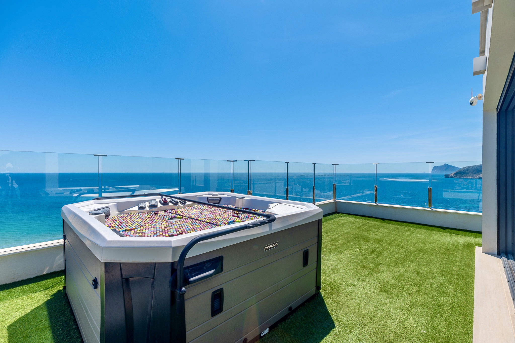 1434NS - Penthouse in Arenal, Calpe — Duplex mit Dachpool und Meerblick