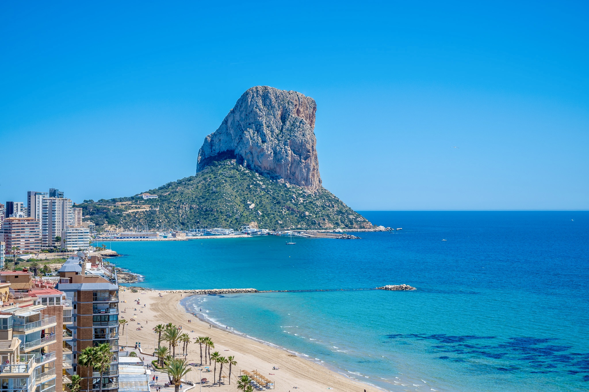 1434NS - Penthouse in Arenal, Calpe — Duplex mit Dachpool und Meerblick