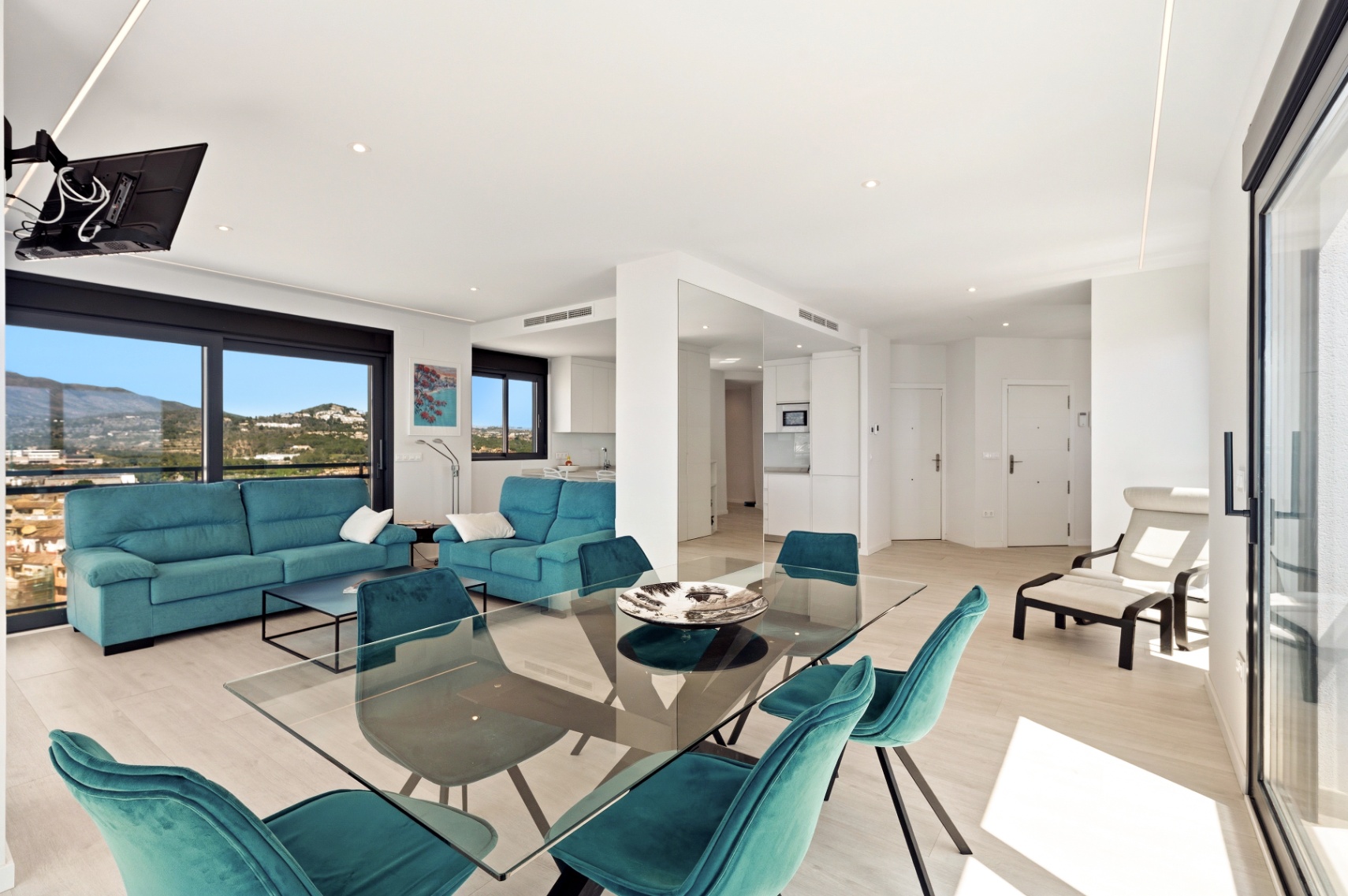 1434NS - Penthouse in Arenal, Calpe — Duplex mit Dachpool und Meerblick