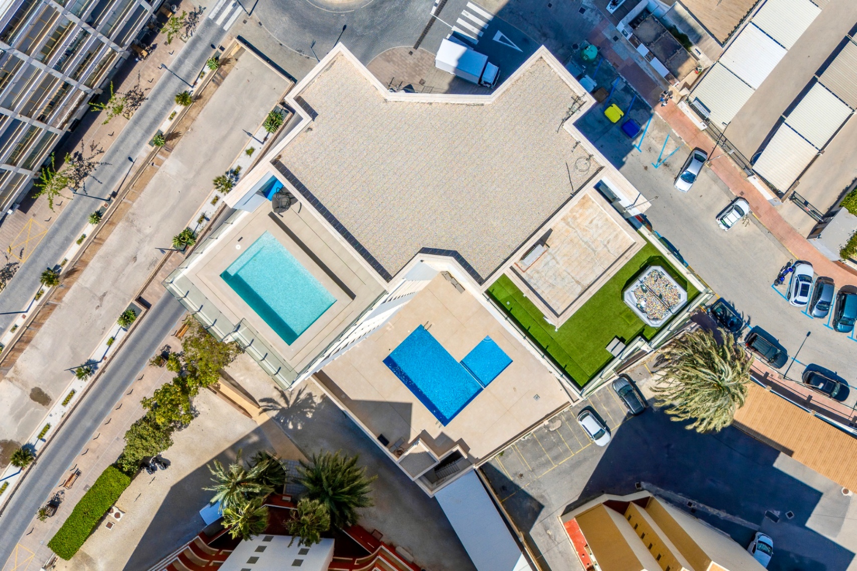 1434NS - Penthouse in Arenal, Calpe — Duplex mit Dachpool und Meerblick