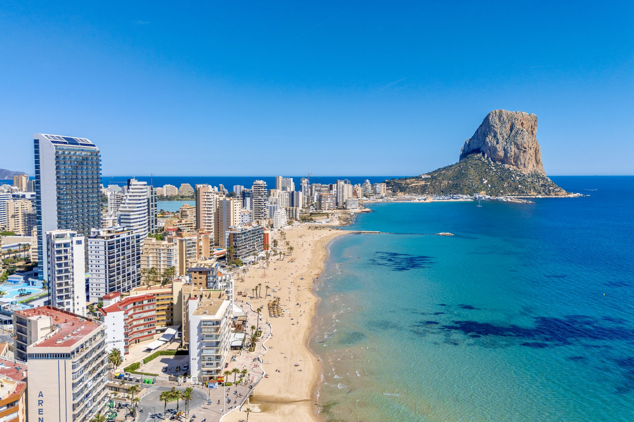 1434NS - Penthouse in Arenal, Calpe — Duplex mit Dachpool und Meerblick
