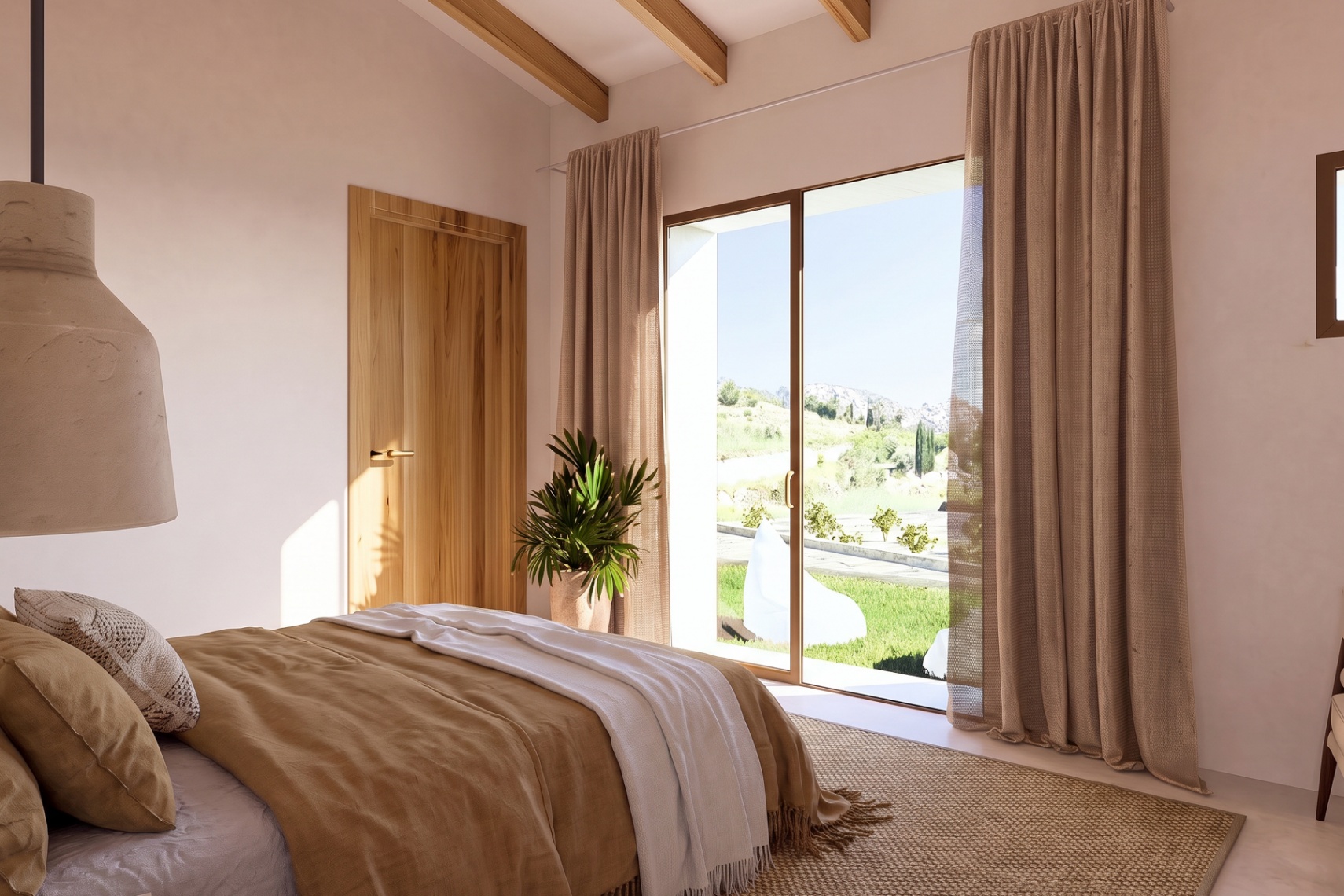 12729DA - Finca de obra nueva exclusiva con vista al mar, tranquilidad y espacio en Moraira.