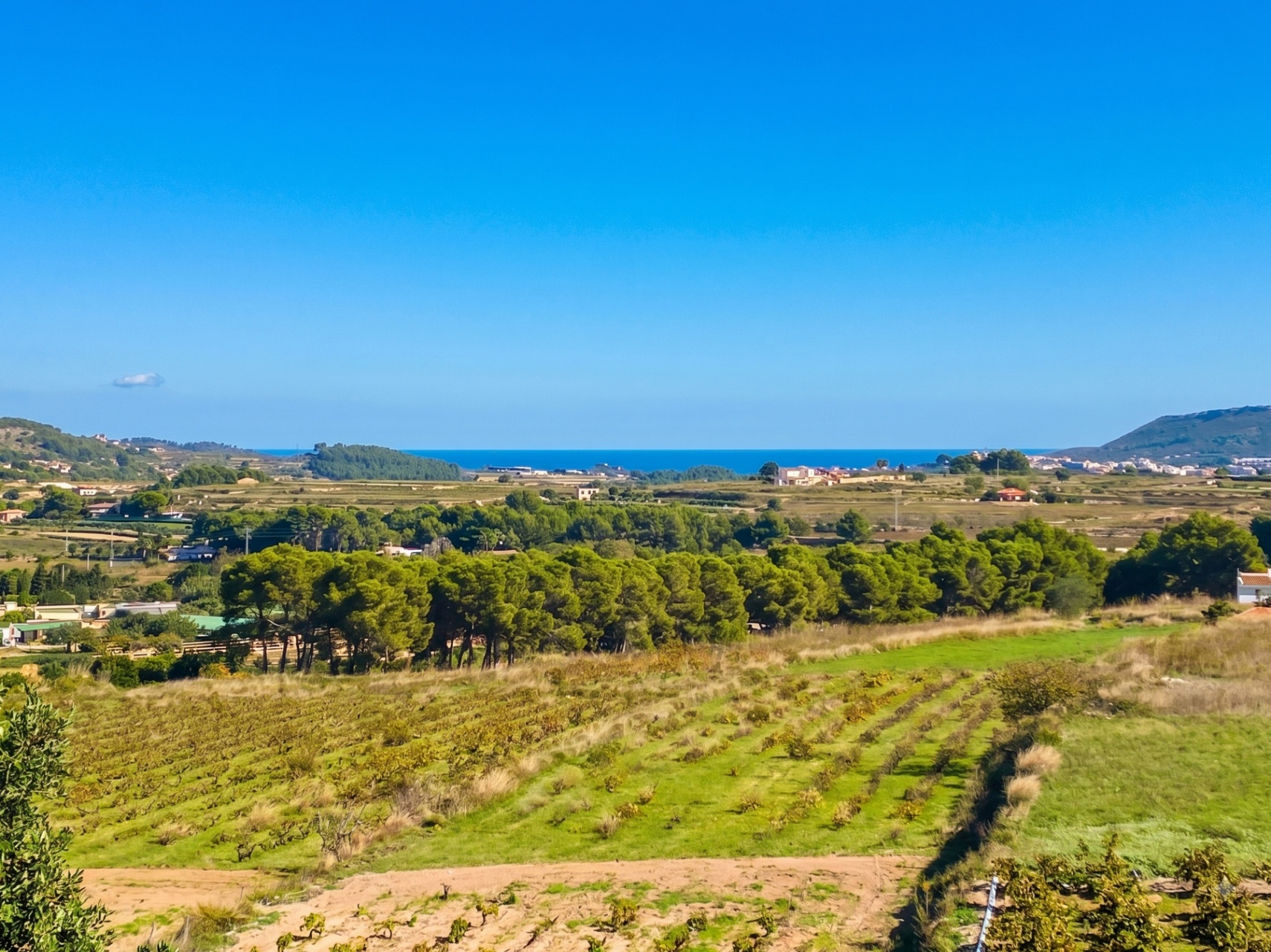 12732NS - Finca con mucho encanto, vistas al mar, privacidad y piscina climatizada cerca de Moraira.