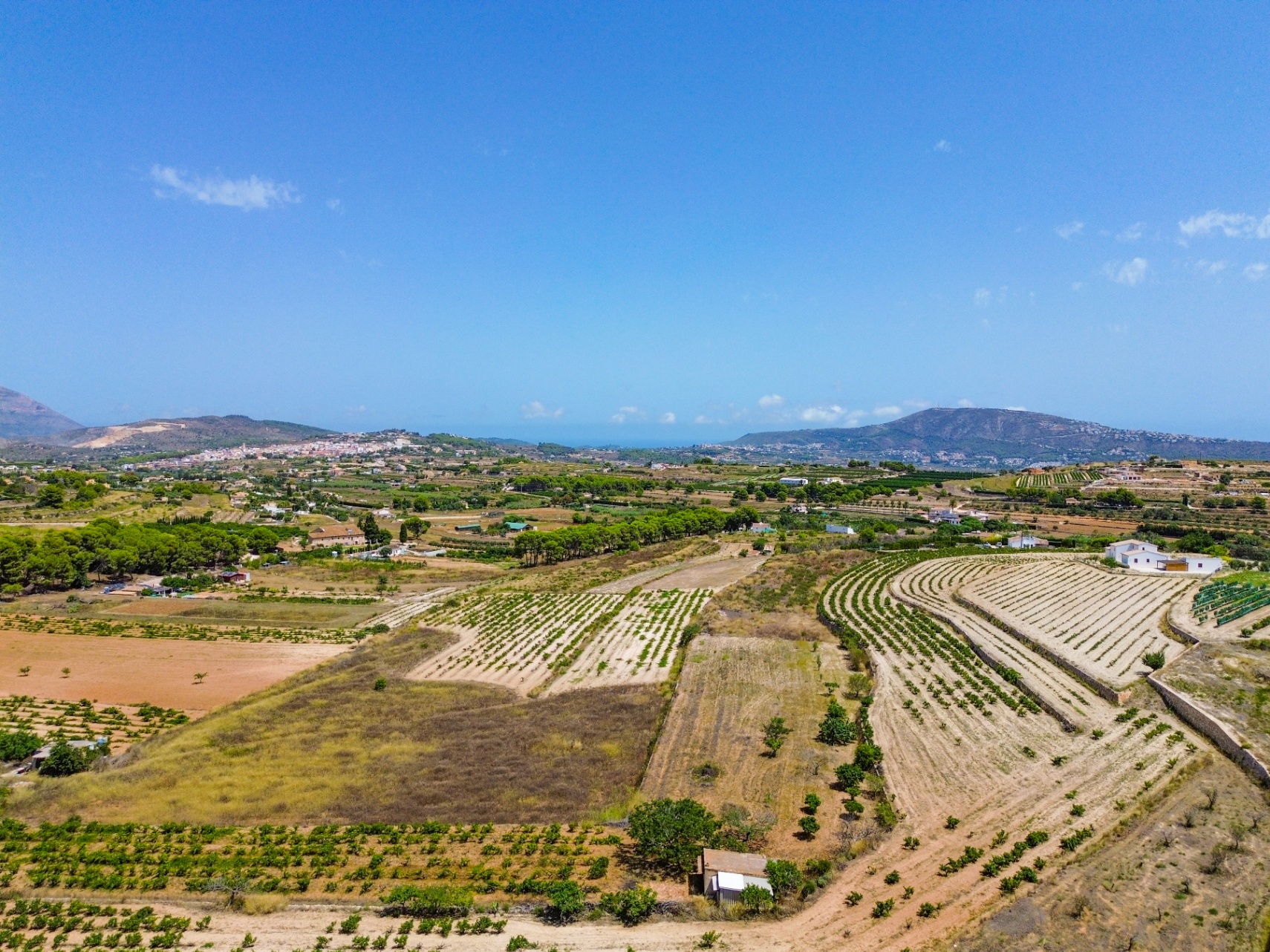 12732NS - Finca con mucho encanto, vistas al mar, privacidad y piscina climatizada cerca de Moraira.