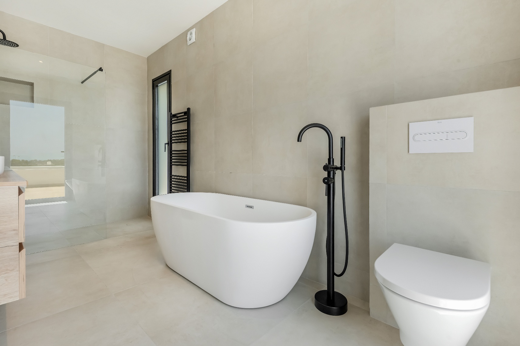 12680NS - Luxury Ibiza-Style Villa for Sale in Moraira with Panoramic Sea Views