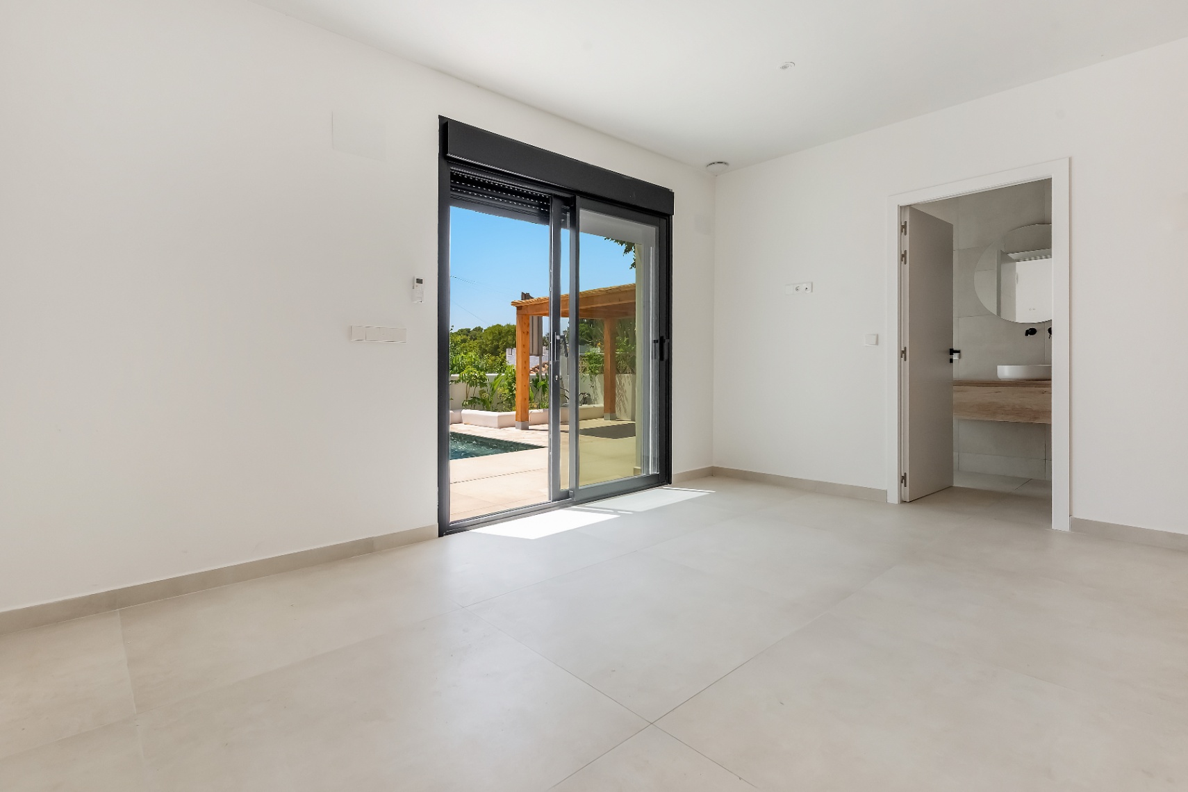 12680NS - Luxury Ibiza-Style Villa for Sale in Moraira with Panoramic Sea Views