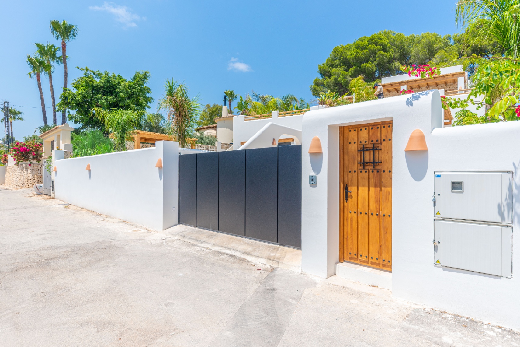 12680NS - Luxury Ibiza-Style Villa for Sale in Moraira with Panoramic Sea Views